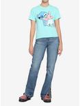 Disney Lilo & Stitch Baby Stitch & Scrump Crop Girls T-Shirt, MULTI, alternate