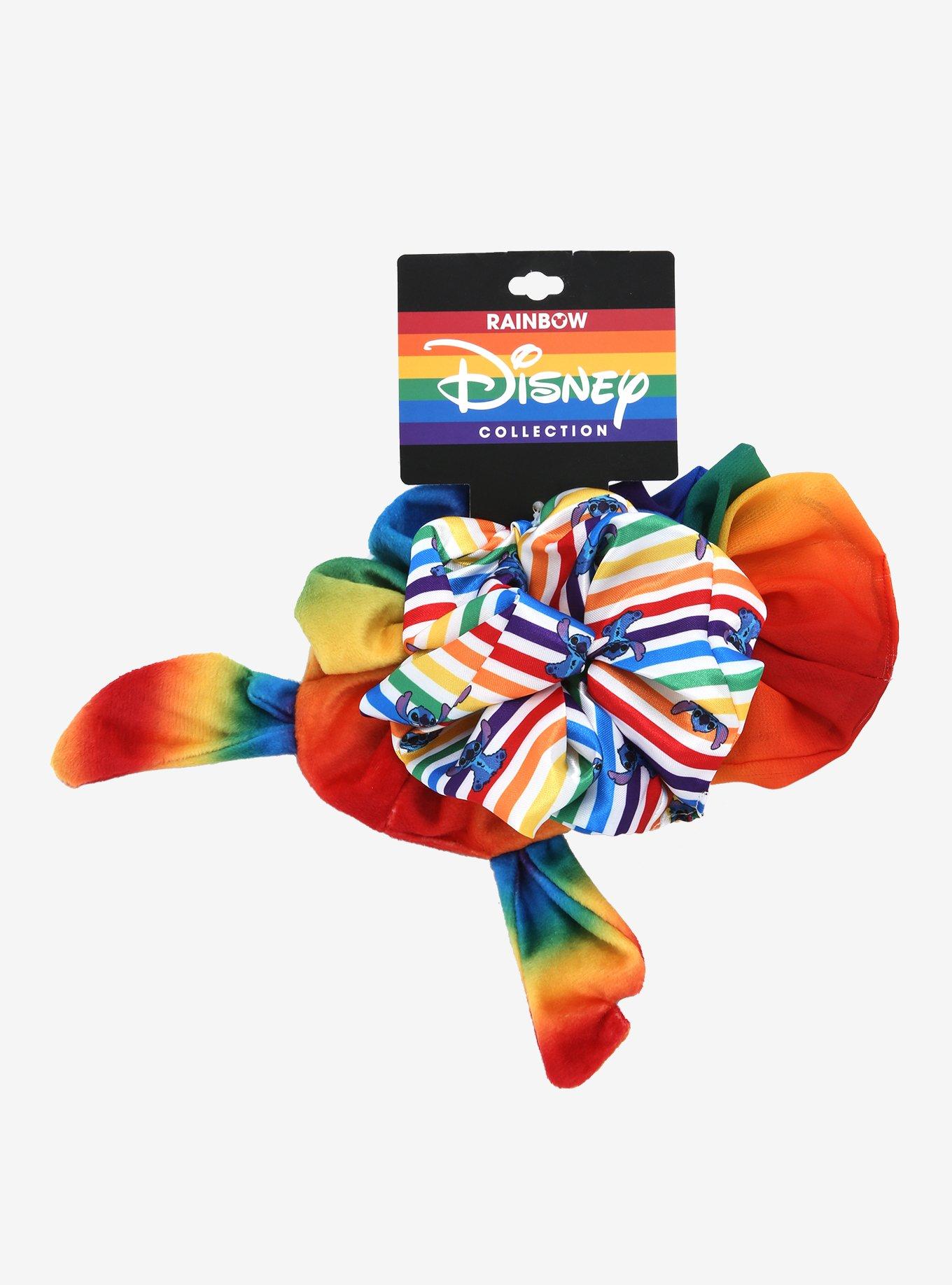 Disney Pride Lilo & Stitch Rainbow Scrunchy Set - BoxLunch Exclusive, , alternate