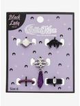 Sailor Moon Black Lady Ring Set - BoxLunch Exclusive, MULTI, alternate