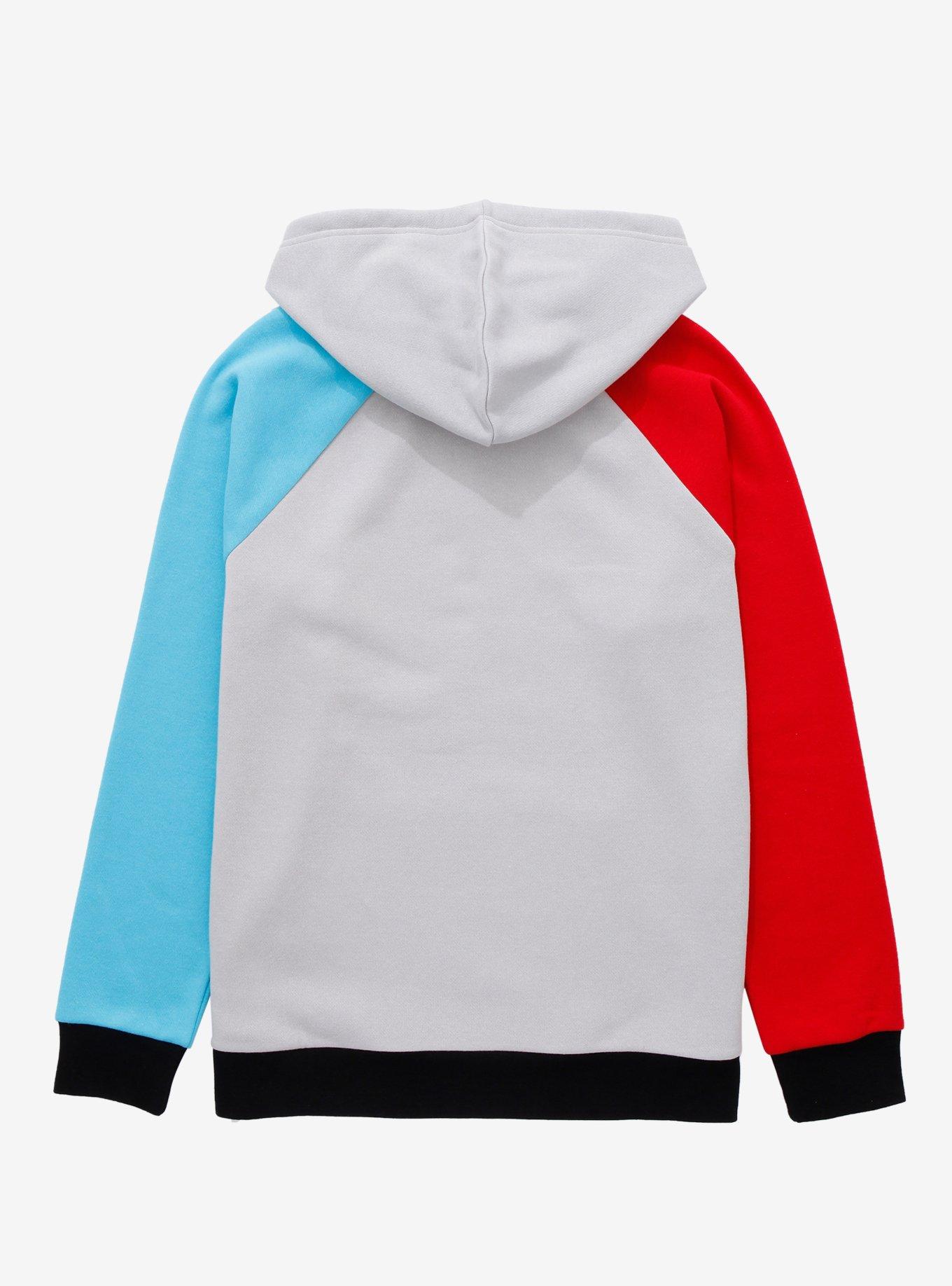 Disney Pixar Color Block Luxo Jr. & Ball Logo Hoodie - BoxLunch Exclusive, MULTI, alternate