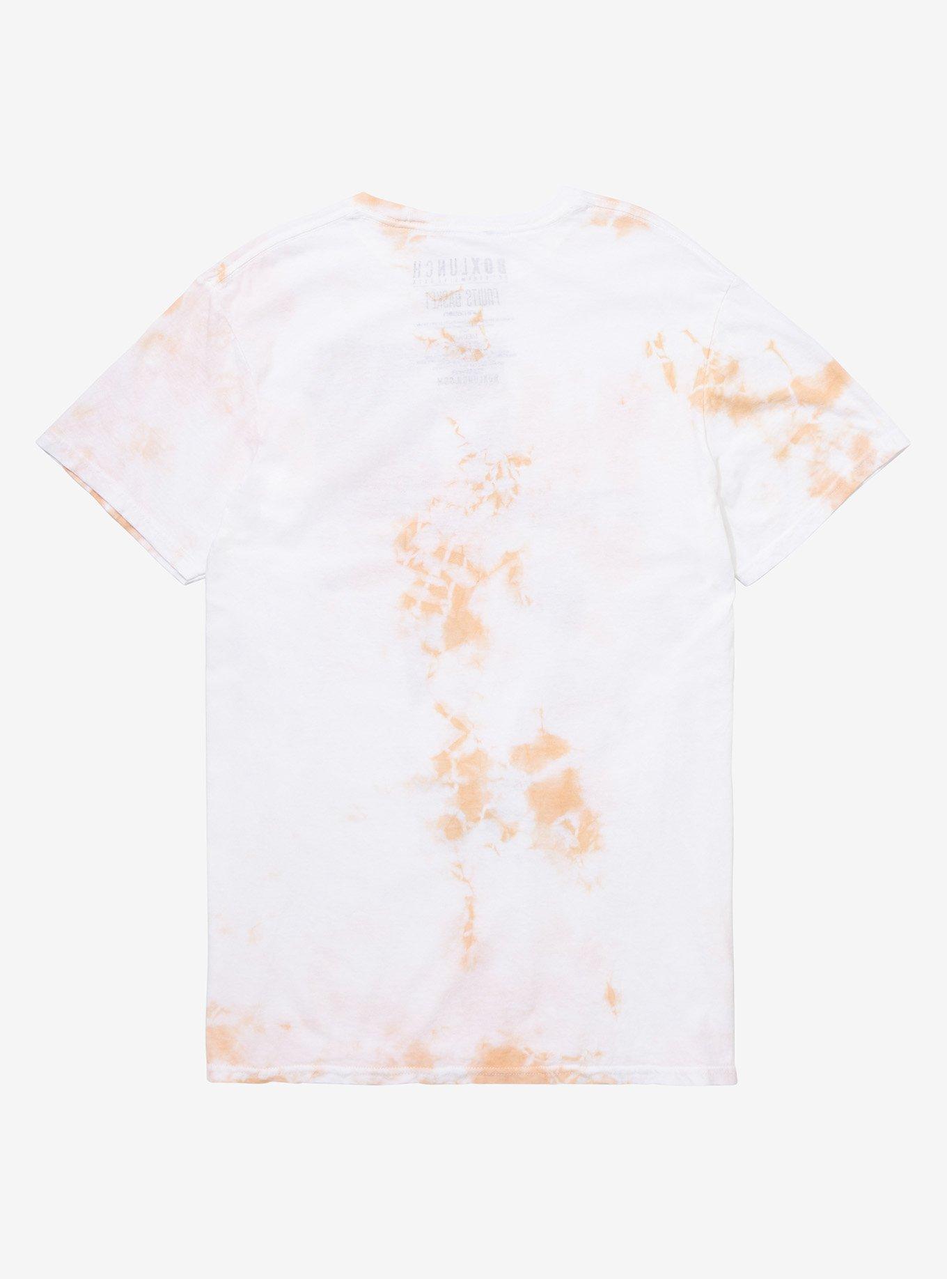 Fruits Basket Kyo & Tohru Let's Stay Together Forever Women's Tie-Dye T-Shirt - BoxLunch Exclusive, ORANGE, alternate