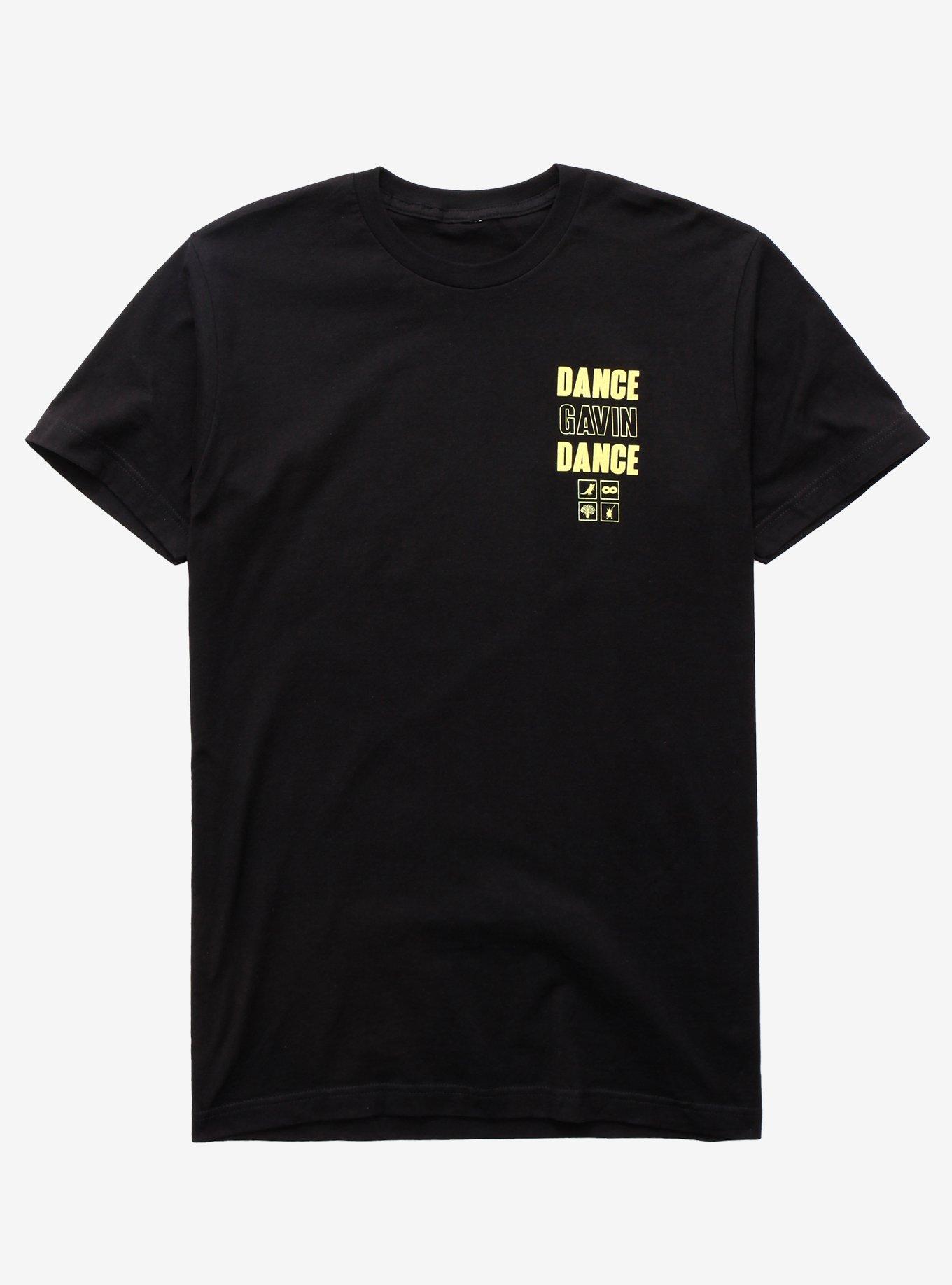 Dance Gavin Dance Multi Albums T-Shirt, BLACK, alternate