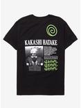 Naruto Shippuden Kakashi Hatake Katakana T-Shirt - BoxLunch Exclusive, BLACK, alternate