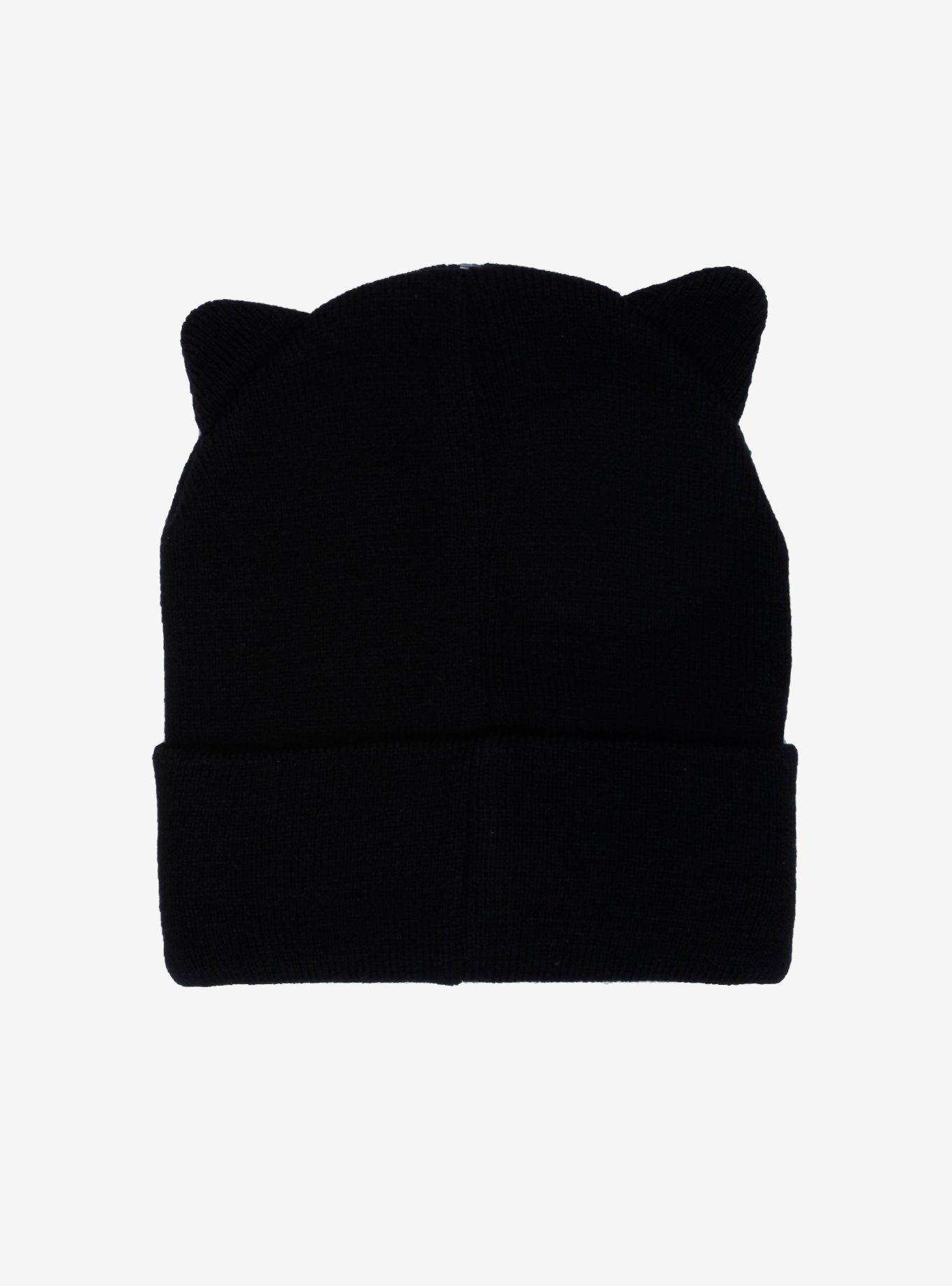 Pink Lace Cat Ear Beanie, , alternate