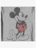 Disney Mickey Mouse Vintage Classic Sweatshirt, ATH HTR, alternate