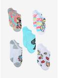 Disney Alice in Wonderland Pastel Icons Ankle Socks Set, , alternate