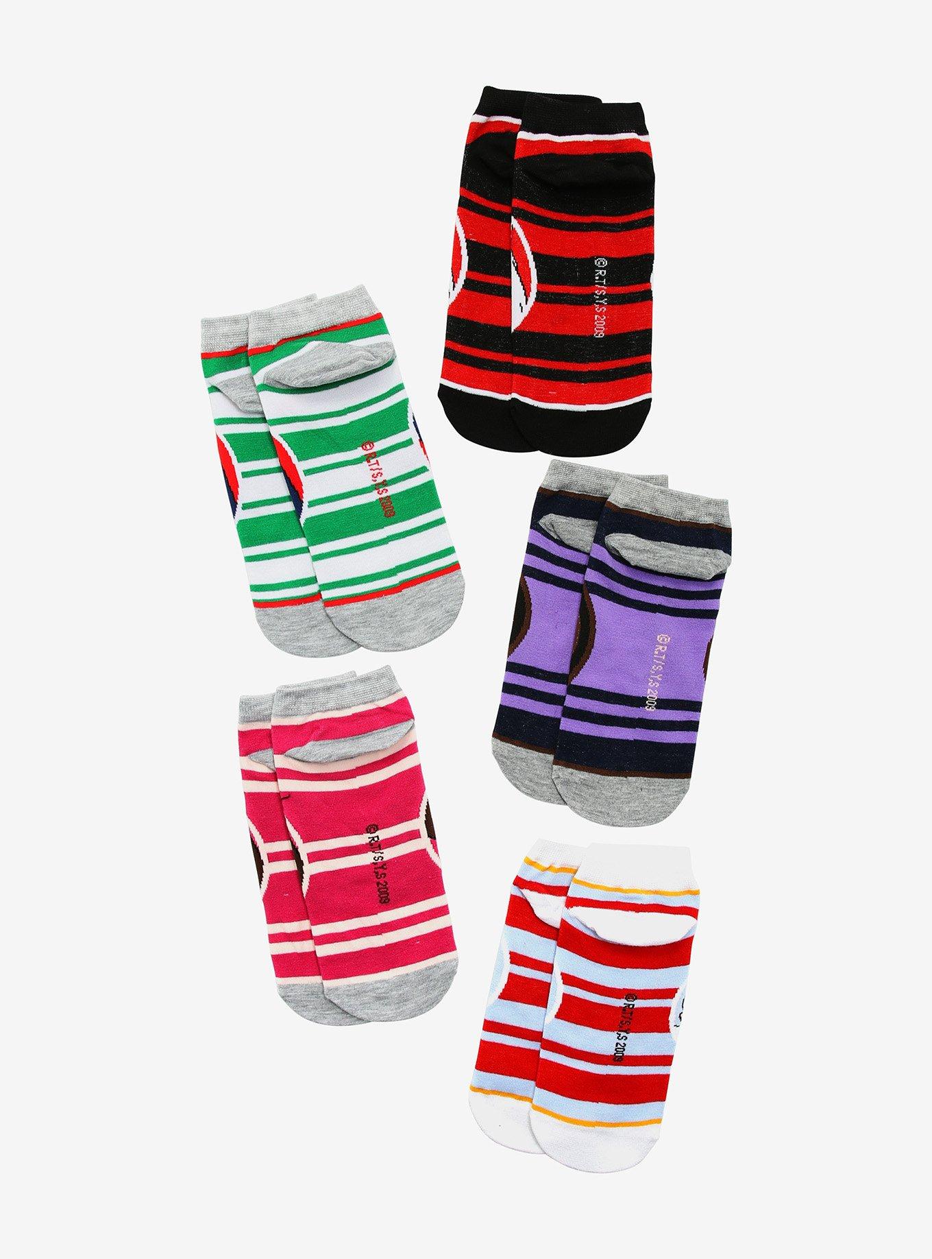 InuYasha Chibi Characters Ankle Sock Set - BoxLunch Exclusive, , alternate