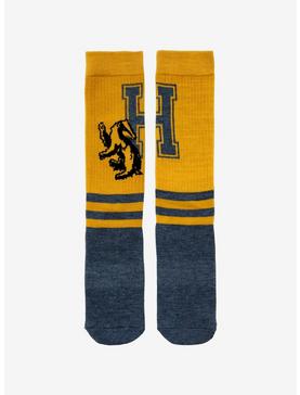 Plus Size Harry Potter Hufflepuff Collegiate Crew Socks - BoxLunch Exclusive, , hi-res