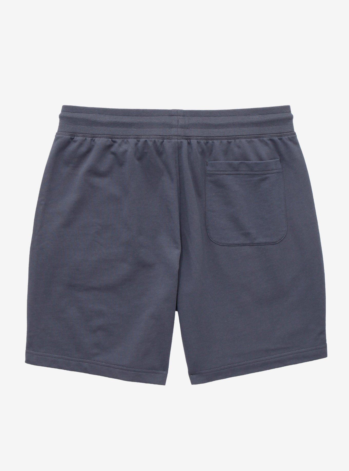 Dragon Ball Super Goku & Vegeta Lounge Shorts - BoxLunch Exclusive, DARK GREY, alternate