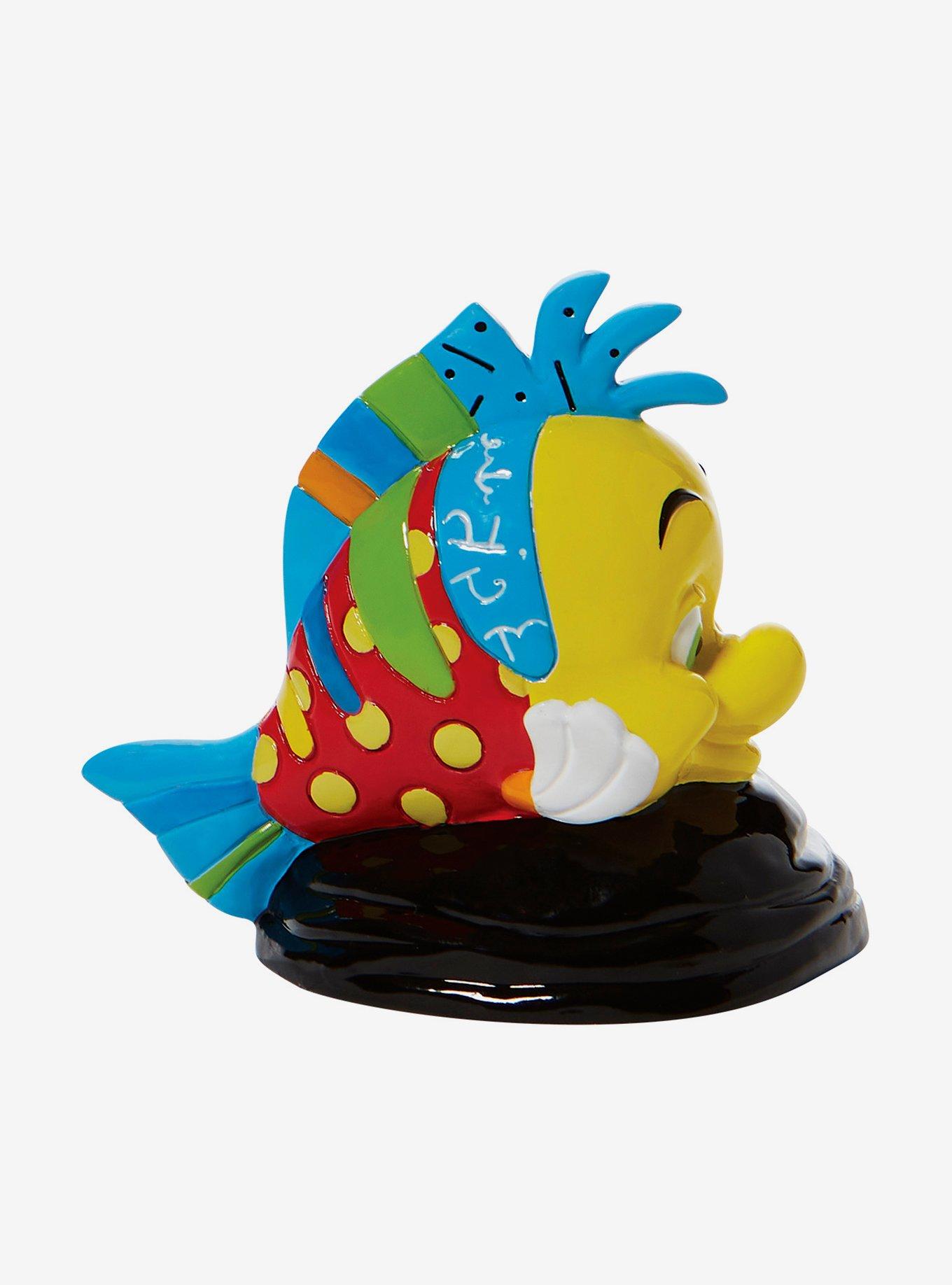 Disney The Little Mermaid Romero Britto Flounder Mini Figure | Hot Topic