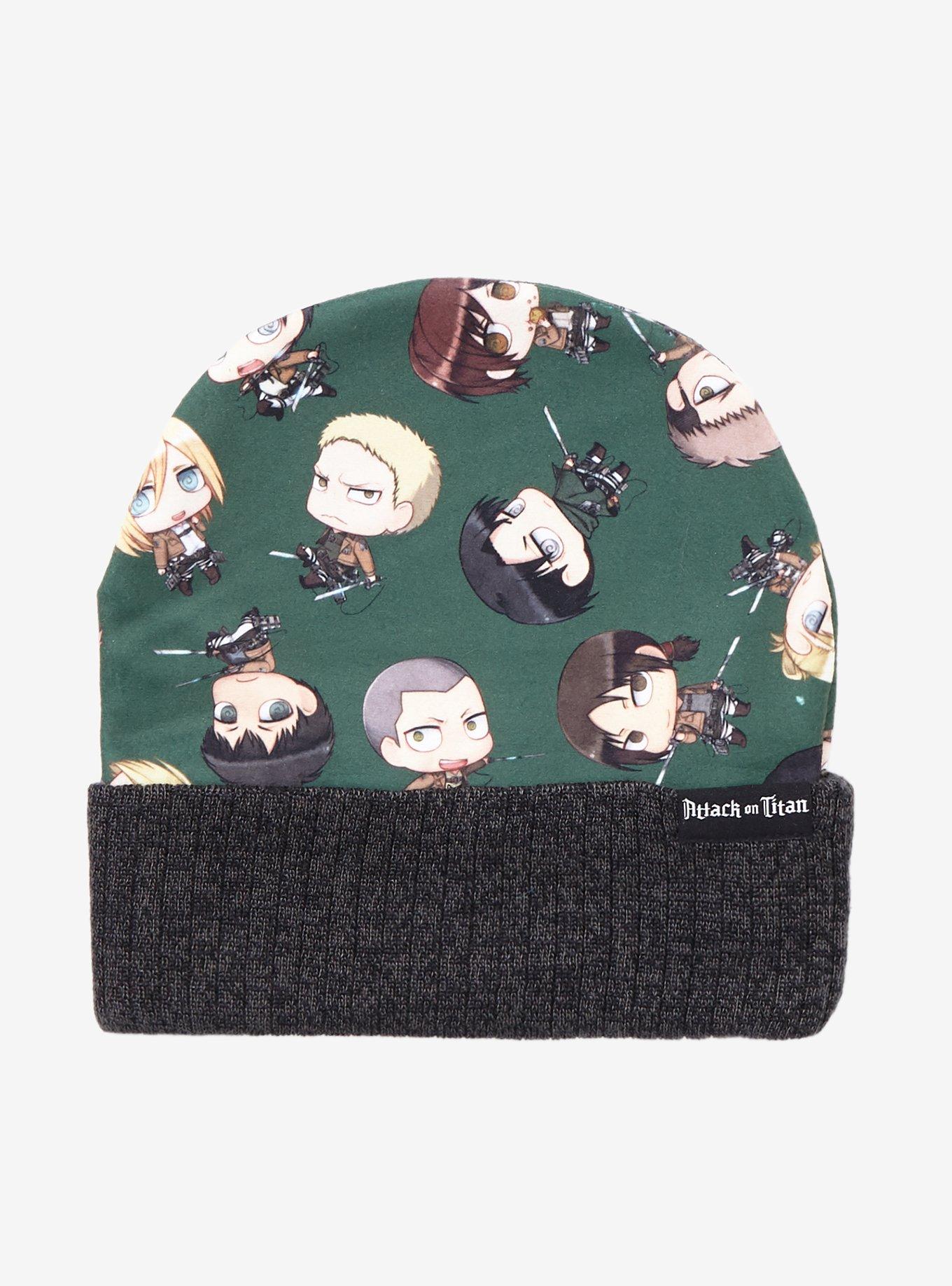 Attack On Titan Chibi Scouts Beanie, , alternate