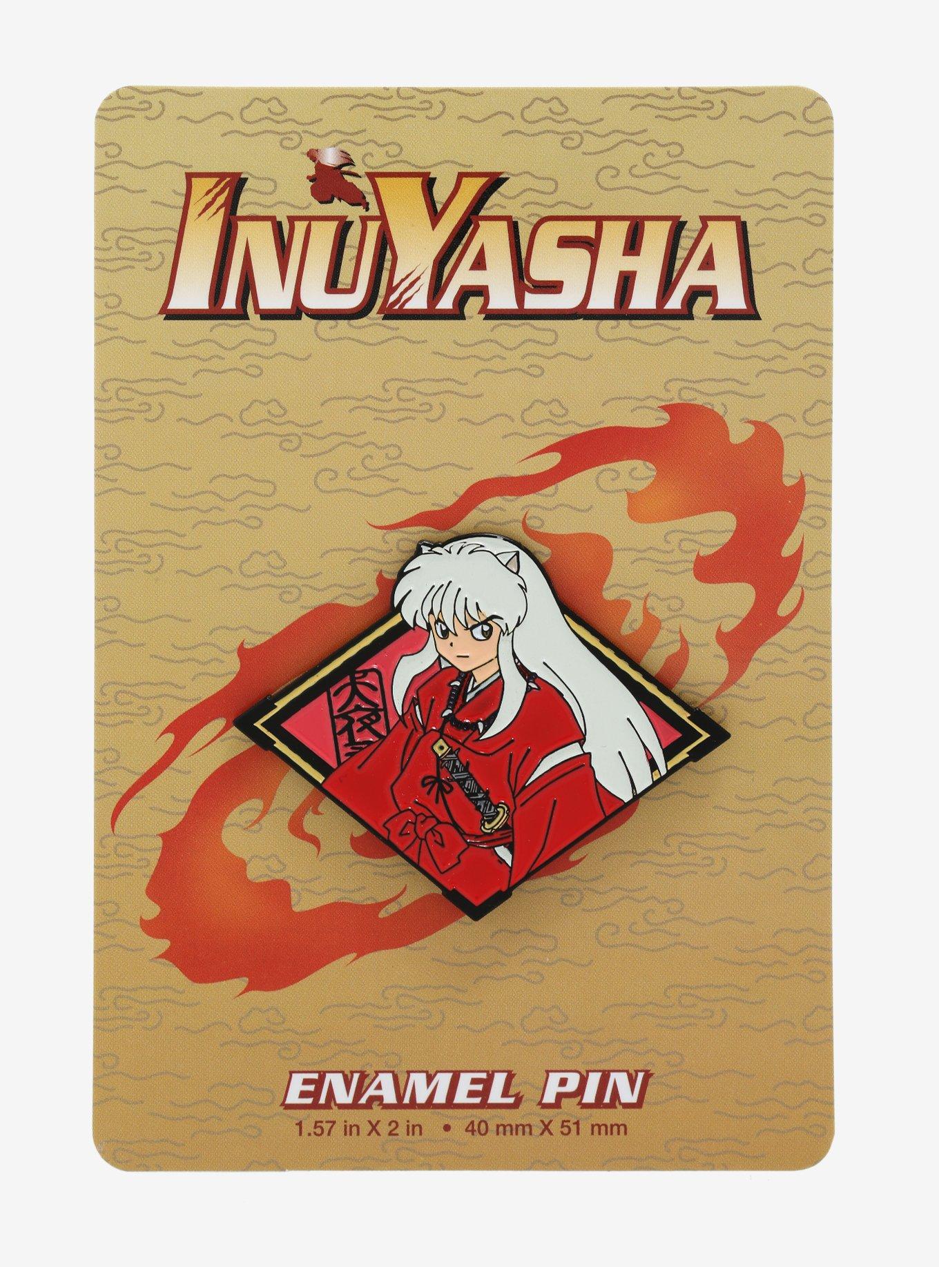 InuYasha Diamond Portrait Enamel Pin - BoxLunch Exclusive, , alternate