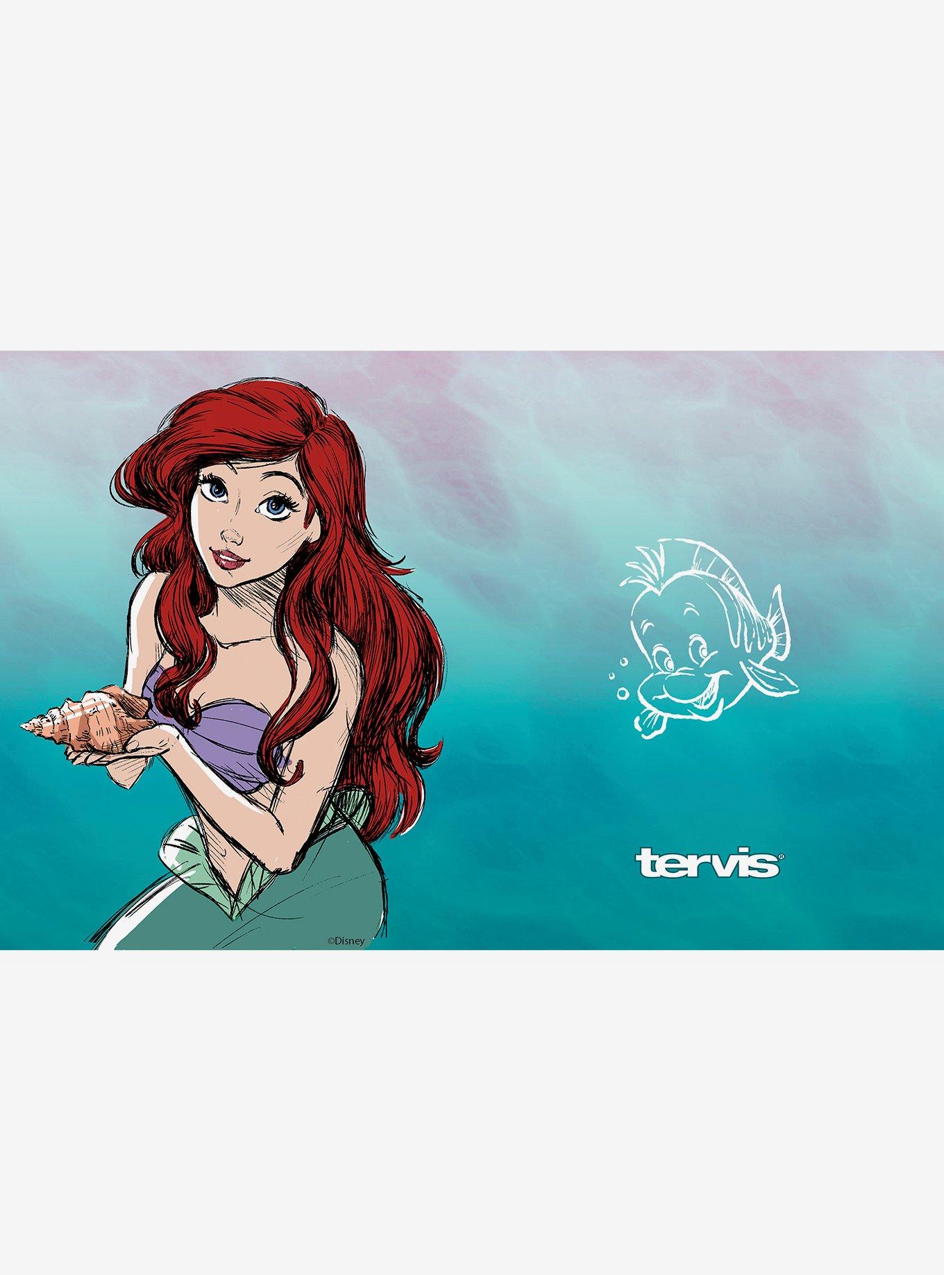 Disney The Little Mermaid Sketch 20oz Stainless Steel Tumbler, , alternate