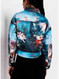 Azalea Wang Night At The Museum Oversize Crop Jacket, BLUE, alternate