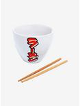 Chibi Cat Ramen Bowl with Chopsticks, , alternate