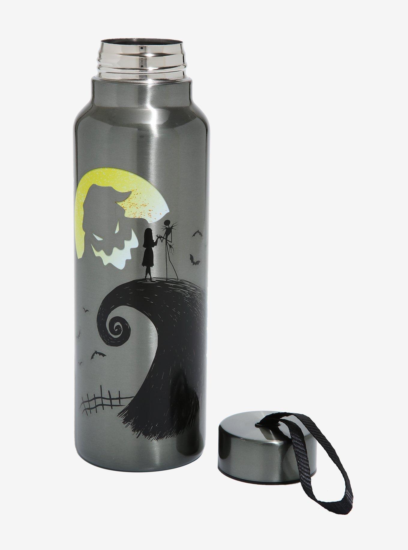 Disney The Nightmare Before Christmas Spiral Hill Stainless Steel Water Bottle, , alternate