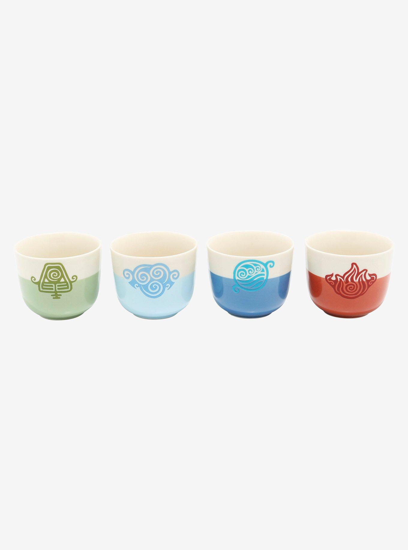 Avatar: The Last Airbender Four Nations Tea Cup Set - BoxLunch Exclusive, , alternate