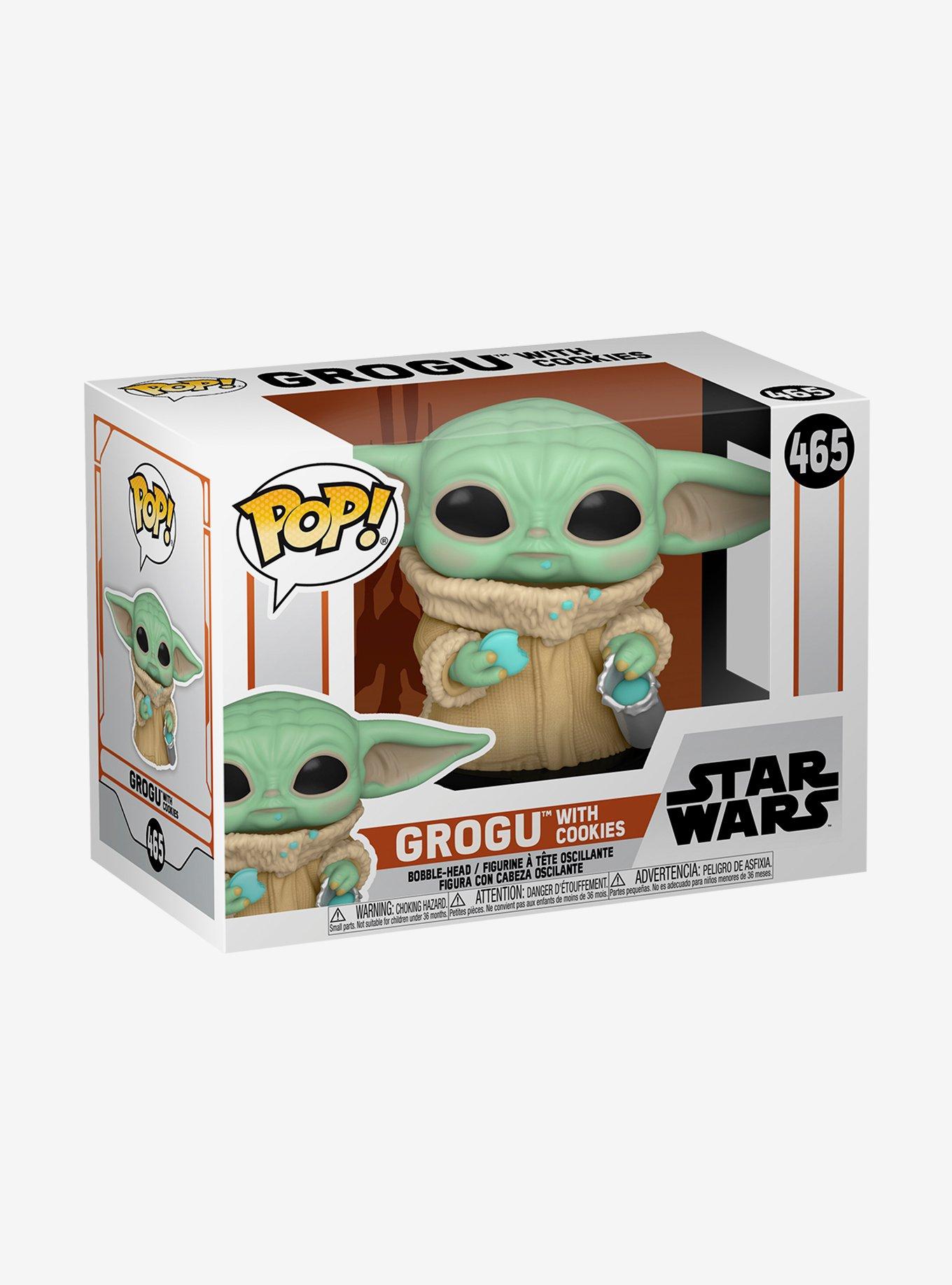 Funko Star Wars: The Mandalorian Pop! Grogu With Cookies Vinyl Bobble-Head, , alternate