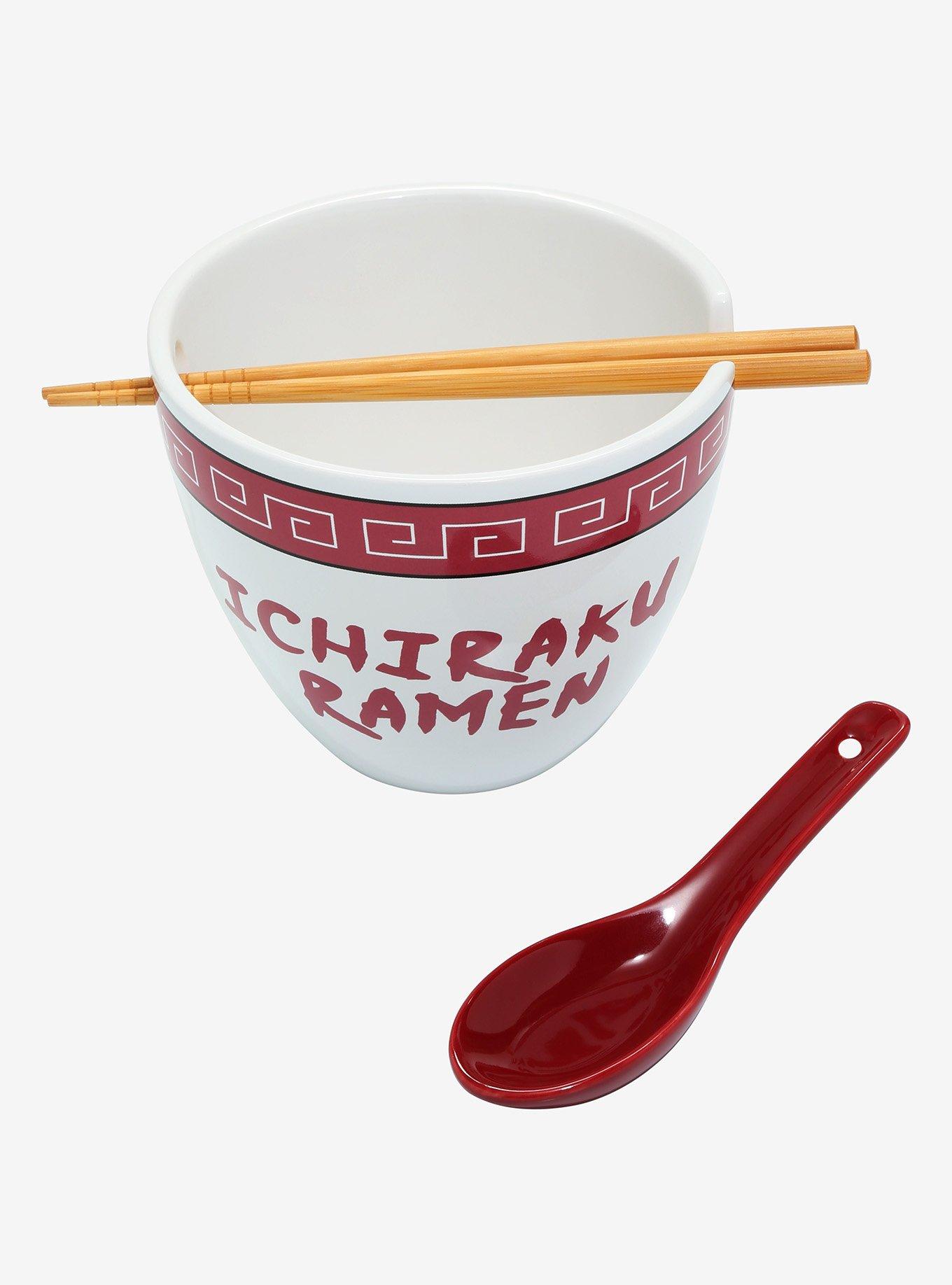 Naruto Shippuden Ichiraku Ramen Bowl with Chopsticks and Spoon, , alternate