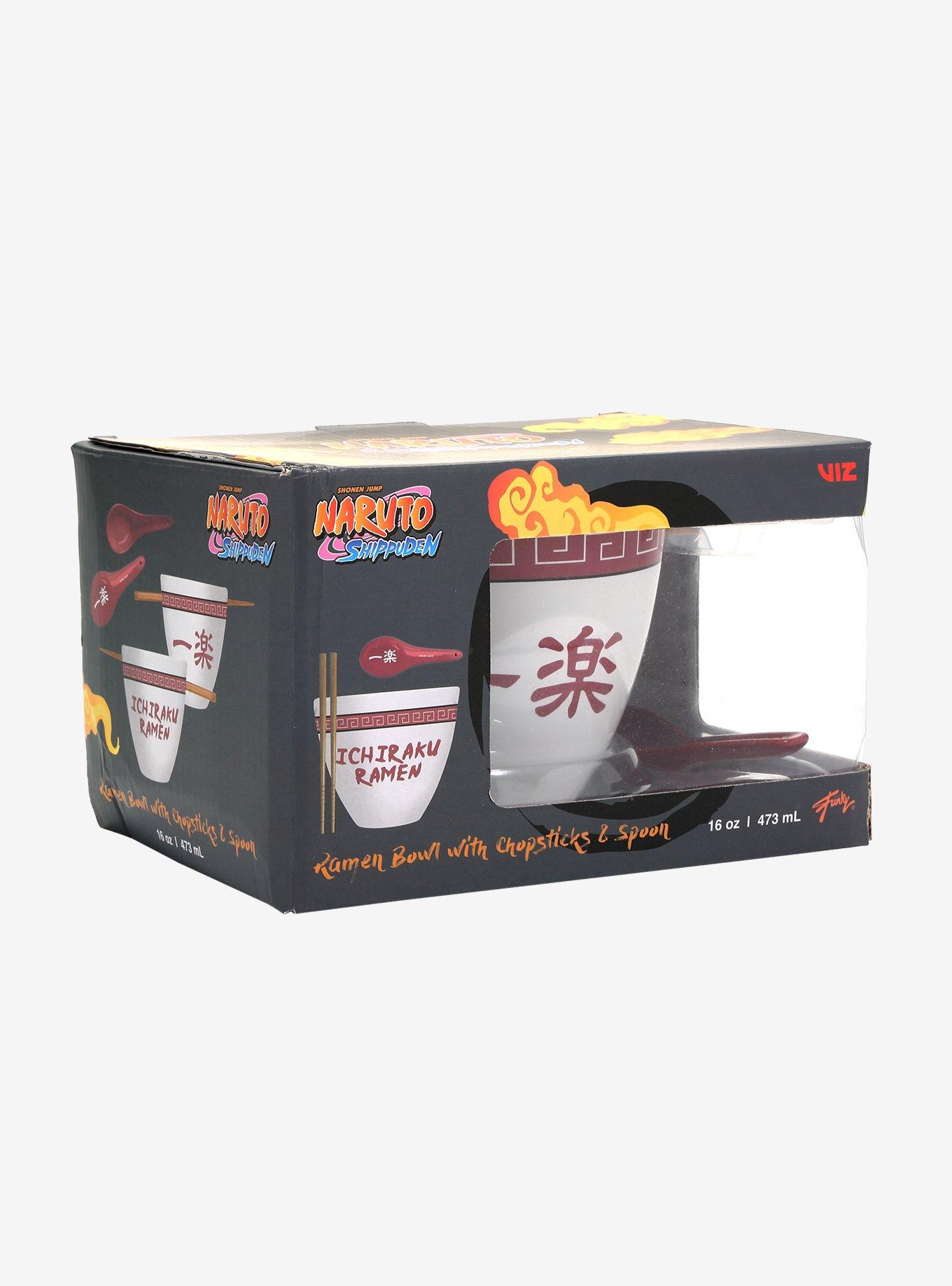 Naruto Shippuden Ichiraku Ramen Bowl with Chopsticks and Spoon, , alternate