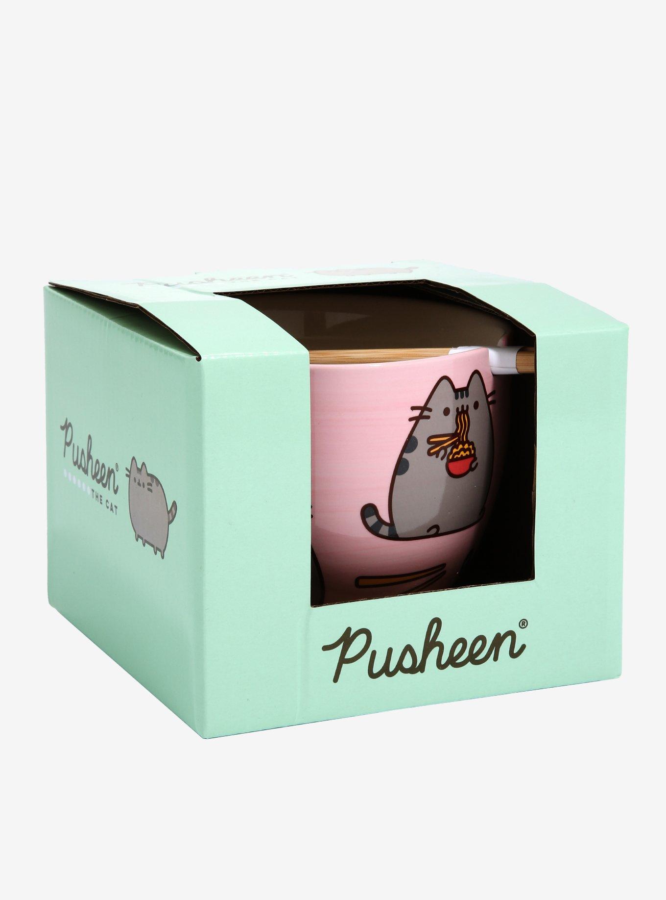 Pusheen Ramen Bowl and Chopsticks, , alternate