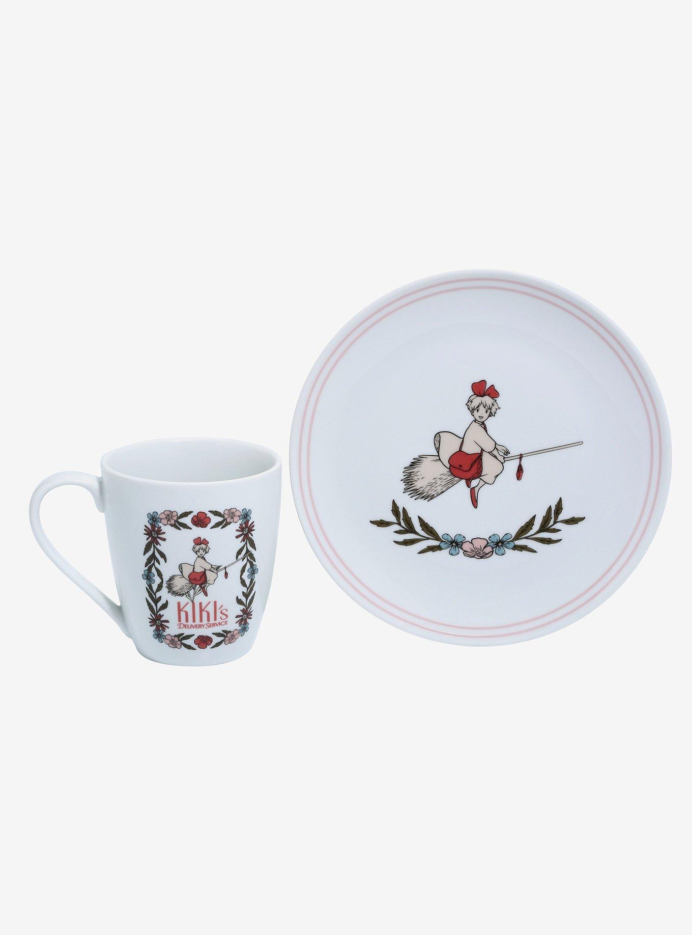 Studio Ghibli Kiki's Delivery Service Floral Dinnerware Set - BoxLunch Exclusive, , alternate