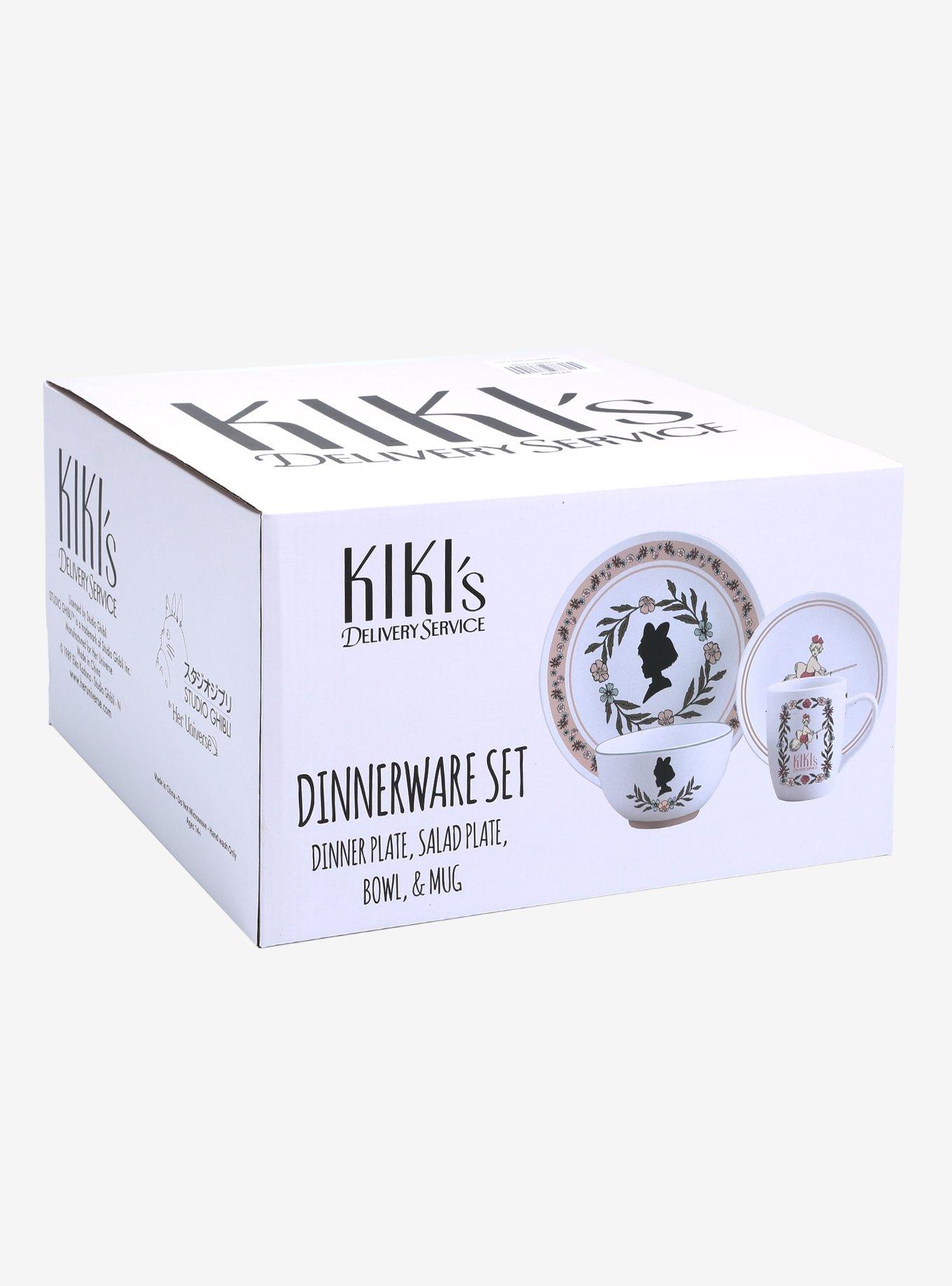 Studio Ghibli Kiki's Delivery Service Floral Dinnerware Set - BoxLunch Exclusive, , alternate