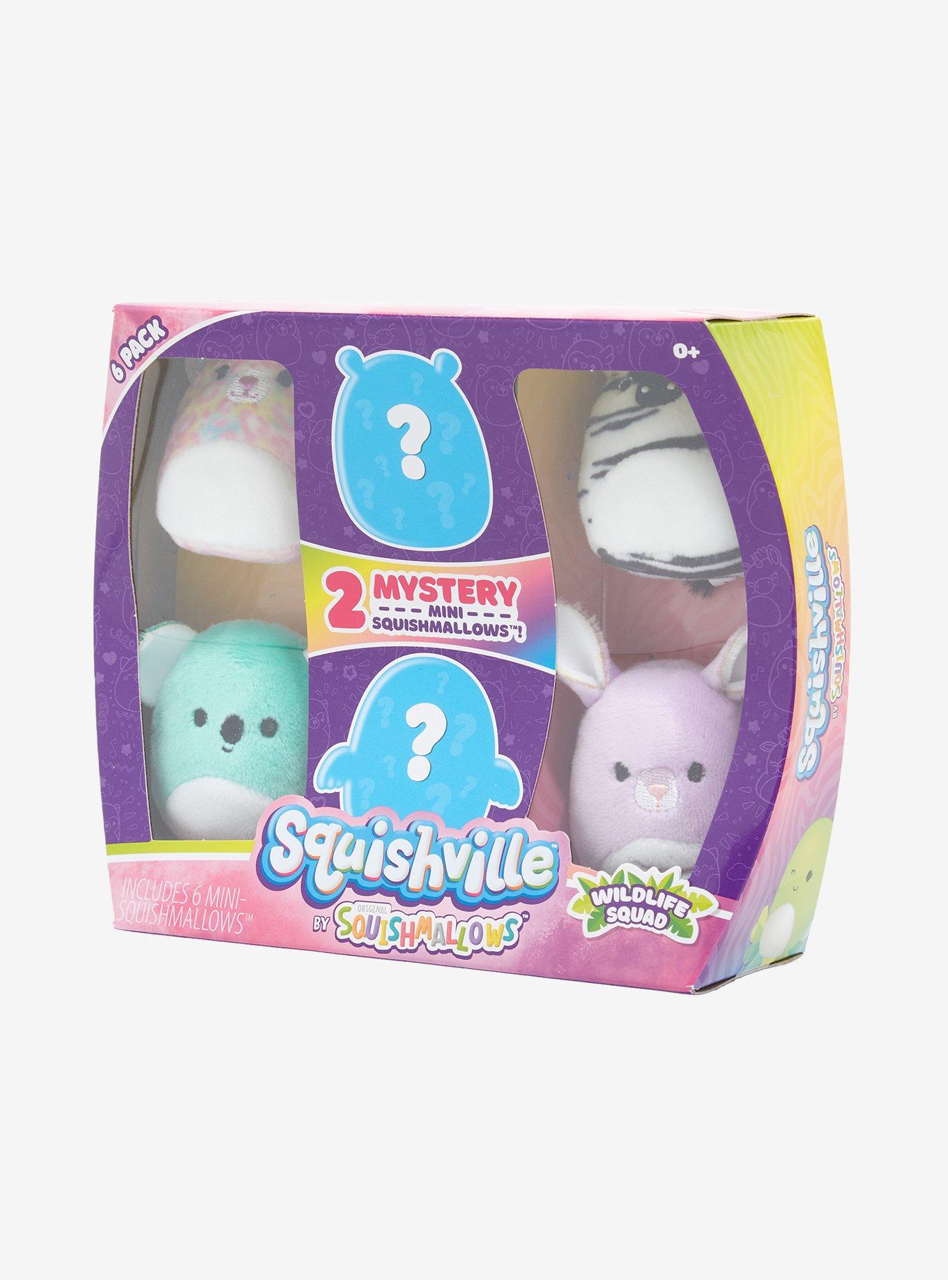 Squishmallows Squishville Mystery Wildlife Squad 6 Pack, , alternate
