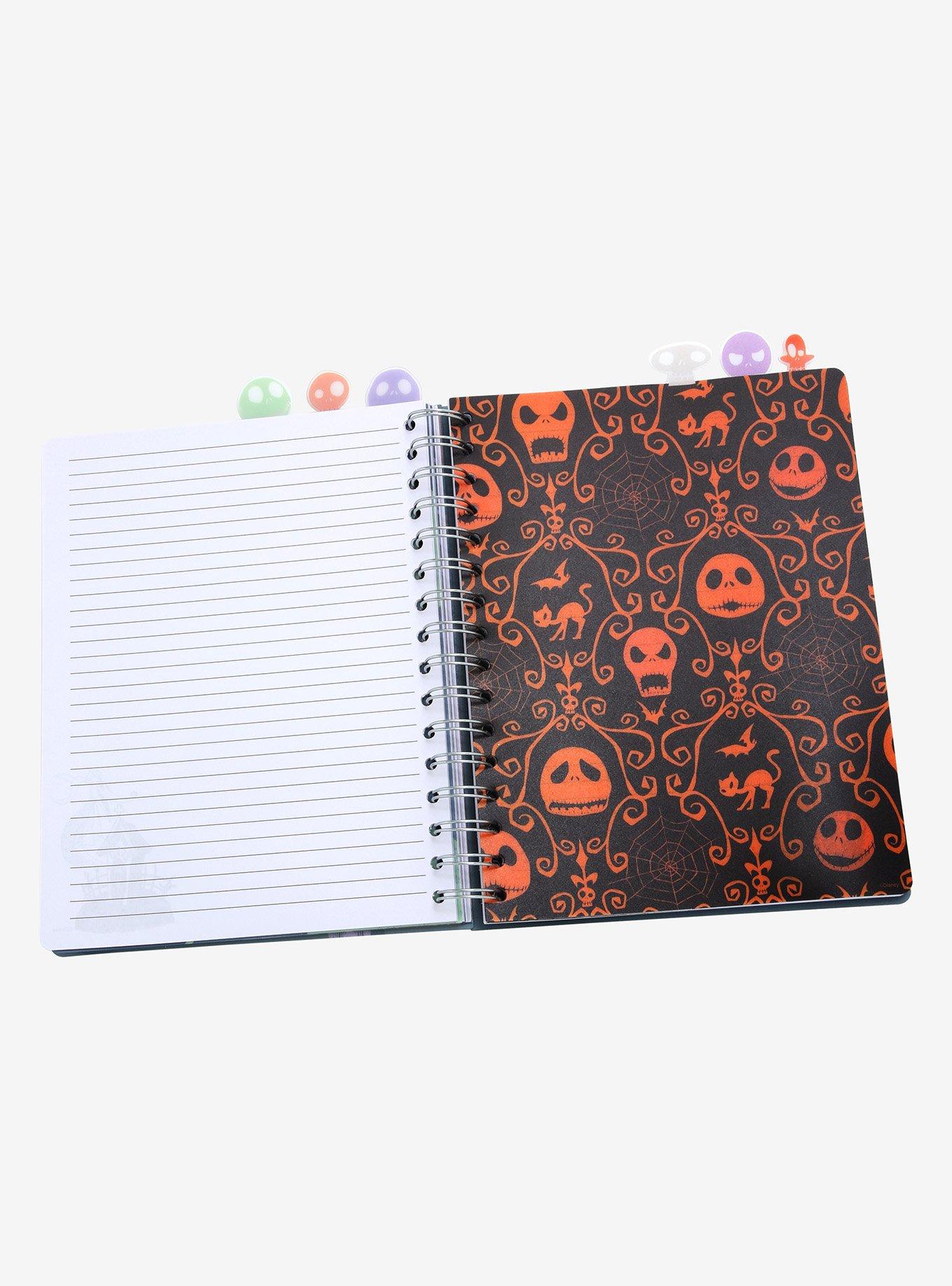 Disney The Nightmare Before Christmas Chalkboard Jack & Zero Tab Journal, , alternate