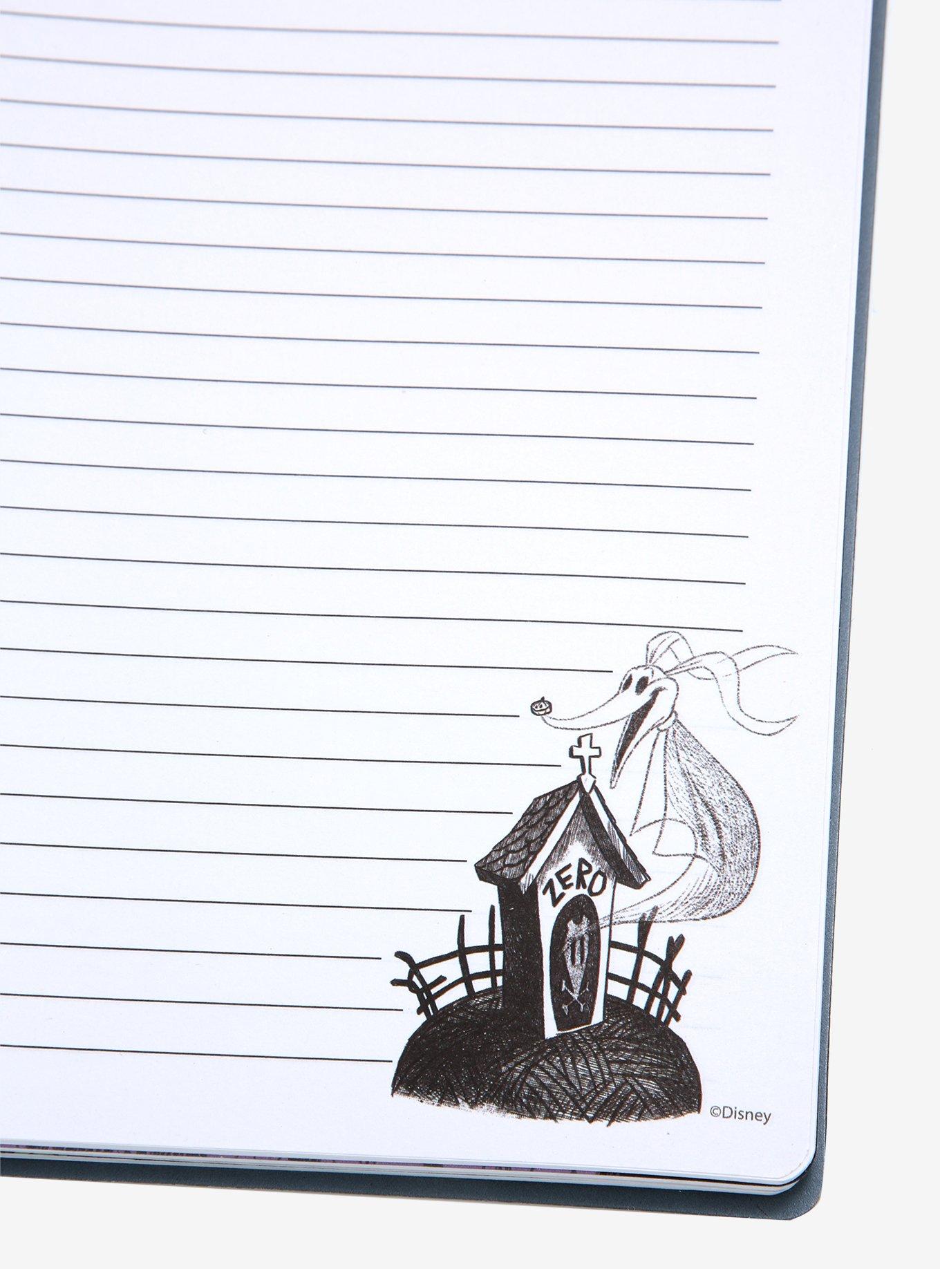 Disney The Nightmare Before Christmas Chalkboard Jack & Zero Tab Journal, , alternate