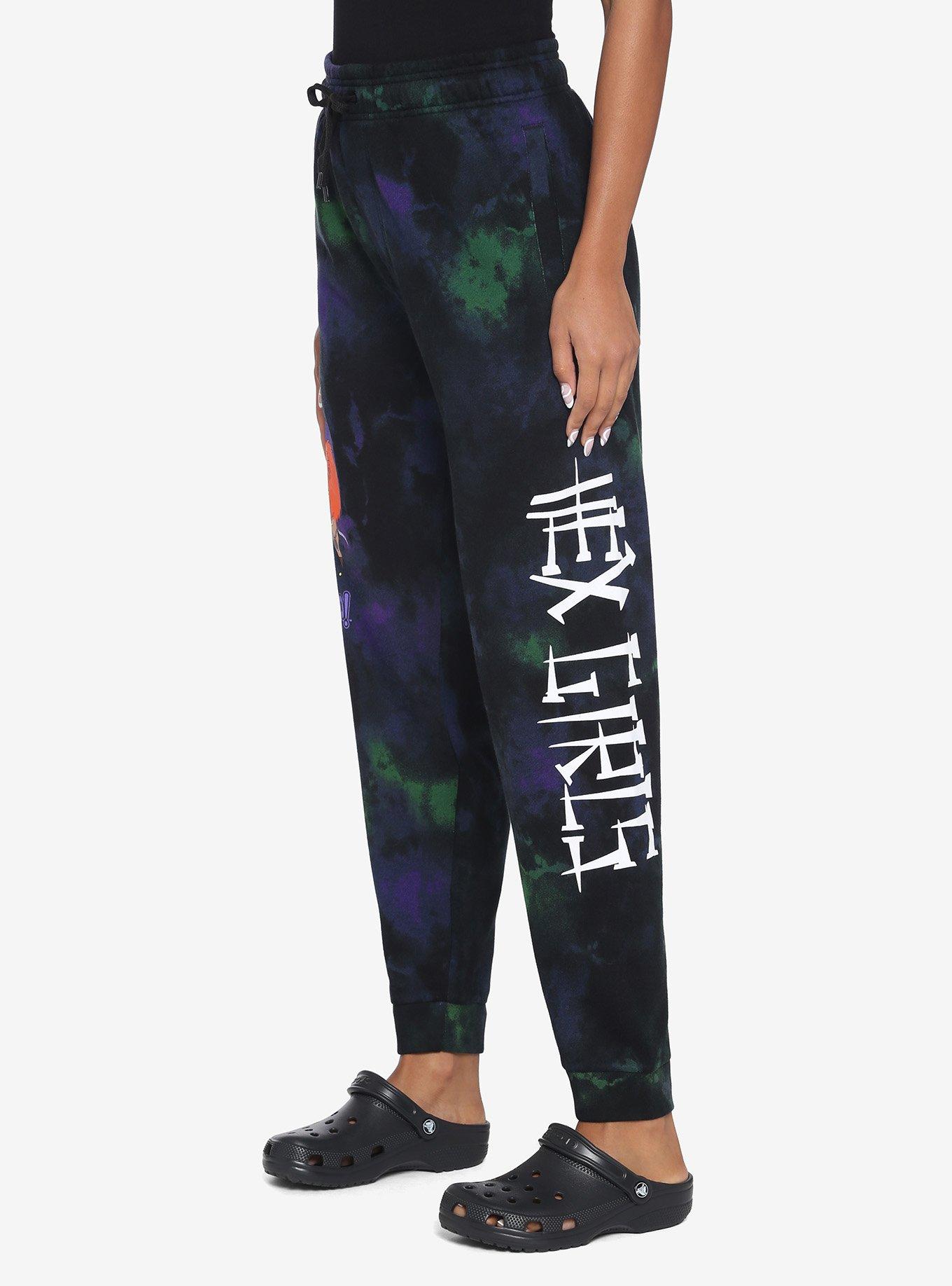 Scooby-Doo! The Hex Girls Tie-Dye Girls Sweatpants, MULTI, alternate