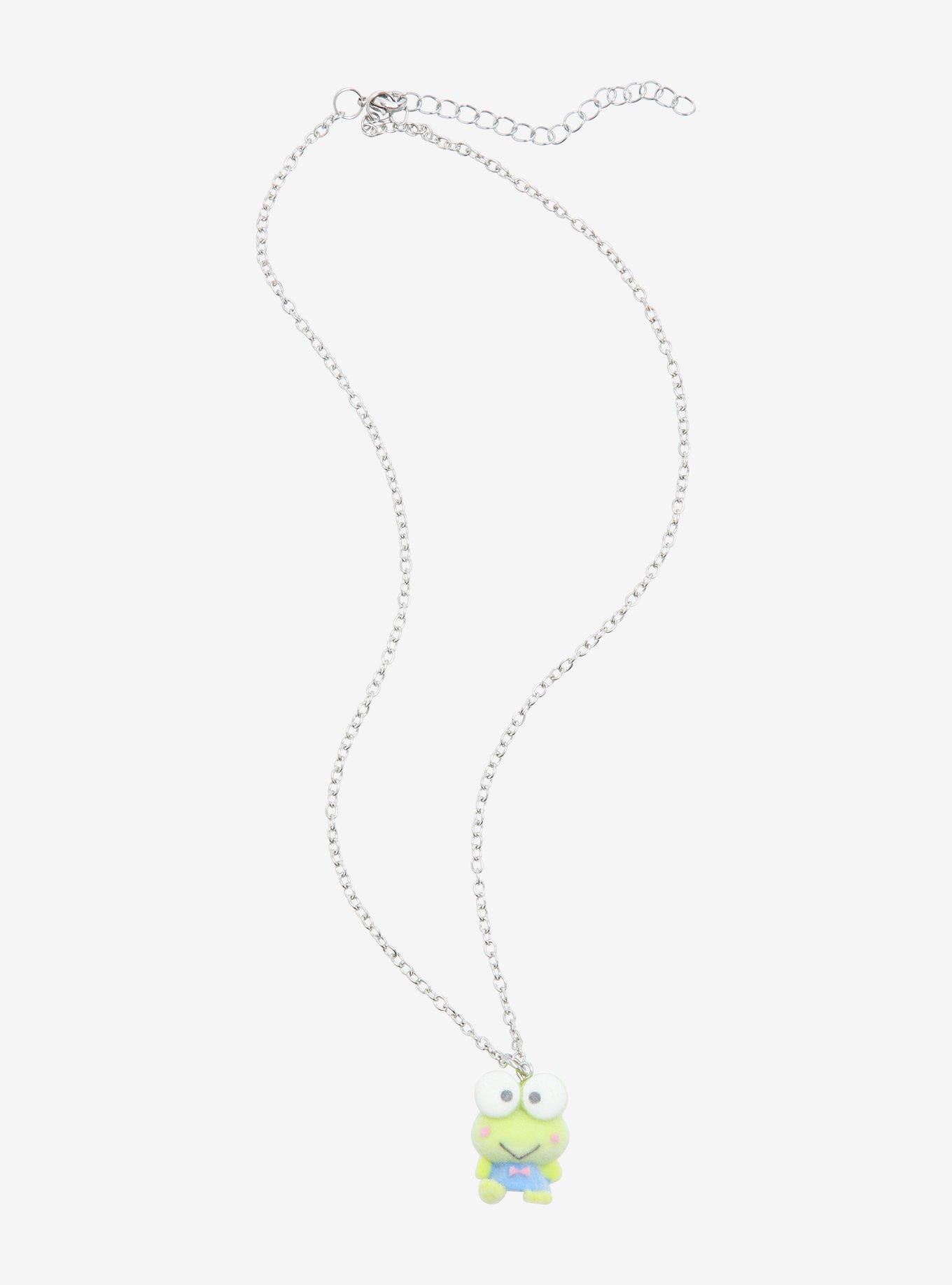 Keroppi Fuzzy 3D Necklace, , alternate