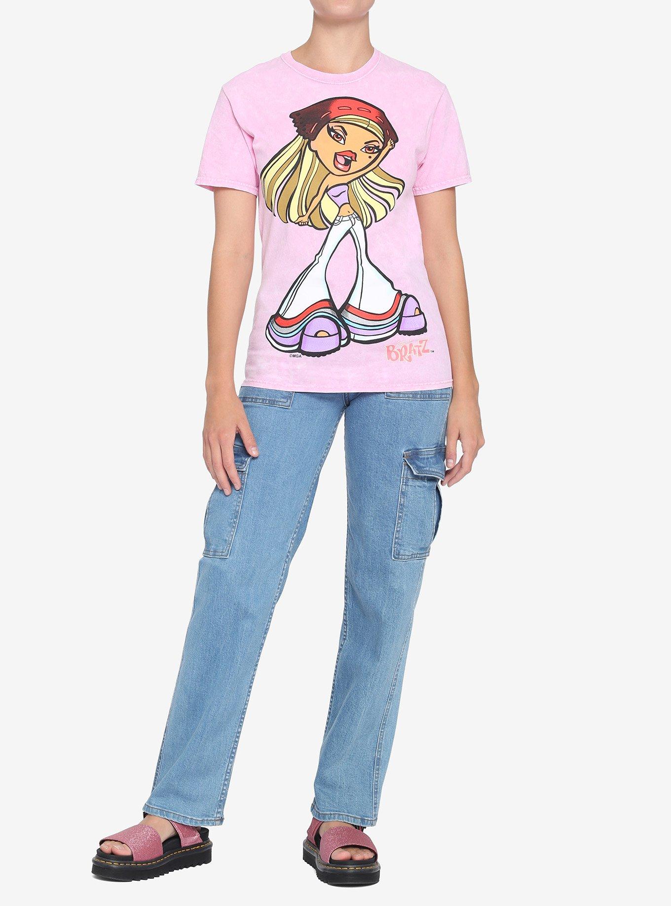 Bratz Yasmin Boyfriend Fit Girls T-Shirt, MULTI, alternate