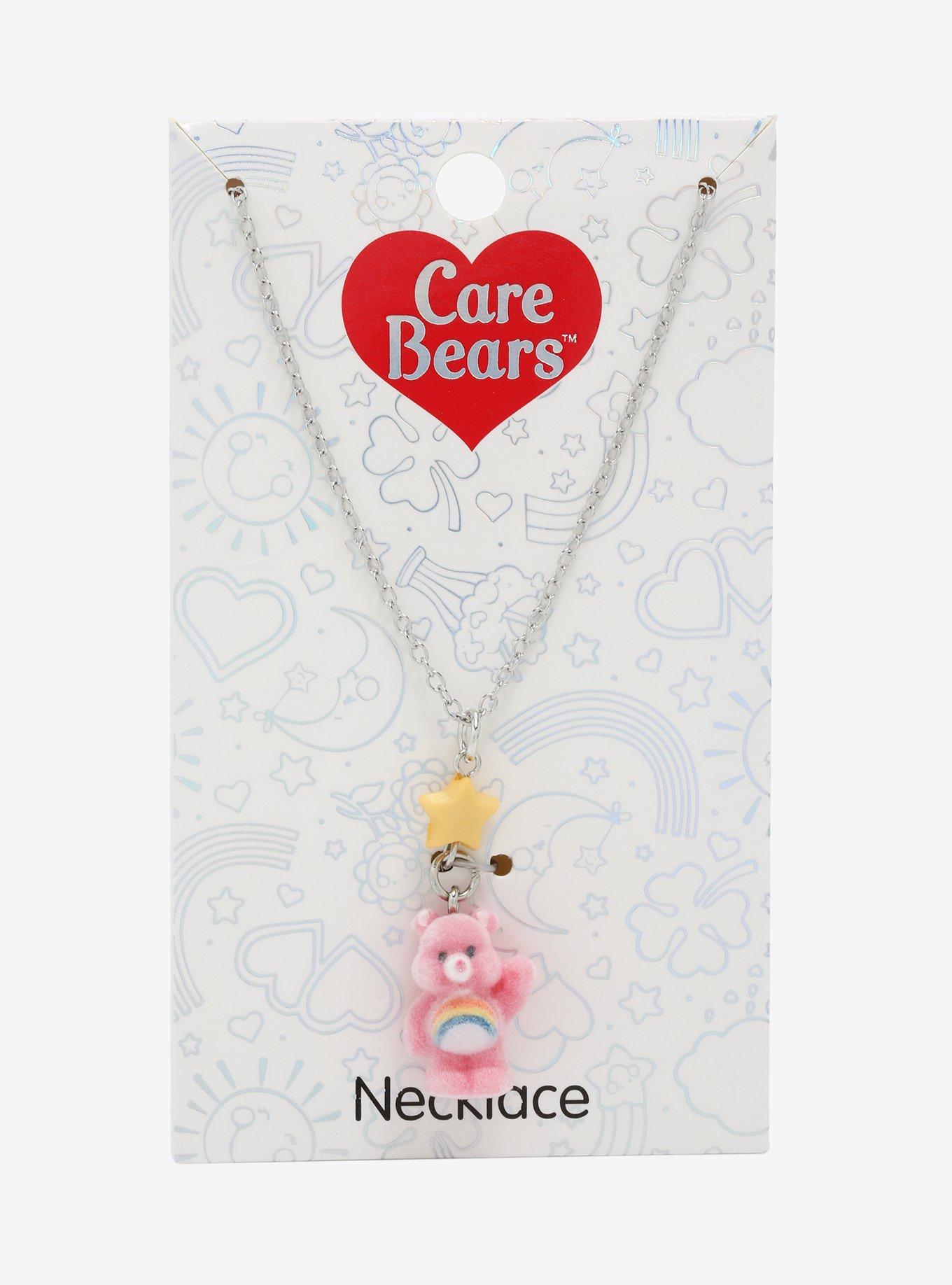 Care Bears Cheer Bear Fuzzy Necklace, , alternate