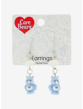 Care Bears Grumpy Bear & Clouds Fuzzy Earrings, , hi-res