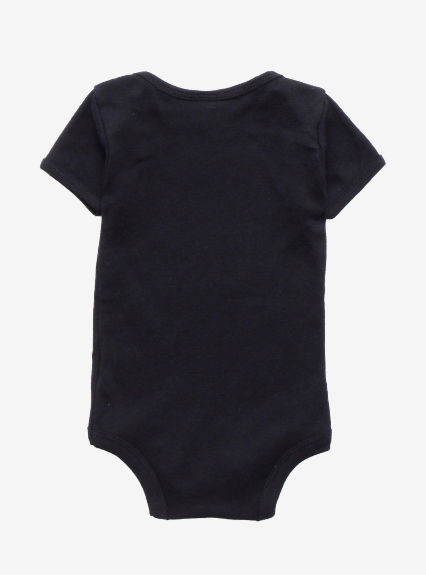 Machine Gun Kelly Logo Infant Bodysuit, BLACK, alternate