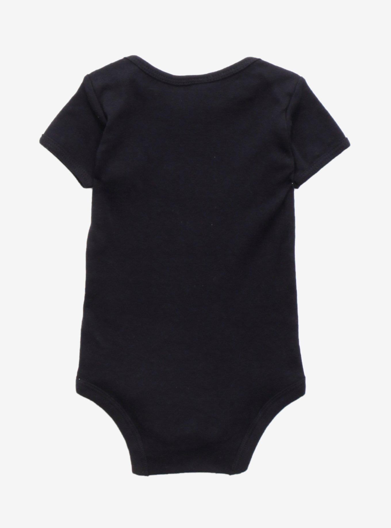 Panic! At The Disco Logo Infant Bodysuit, BLACK, alternate