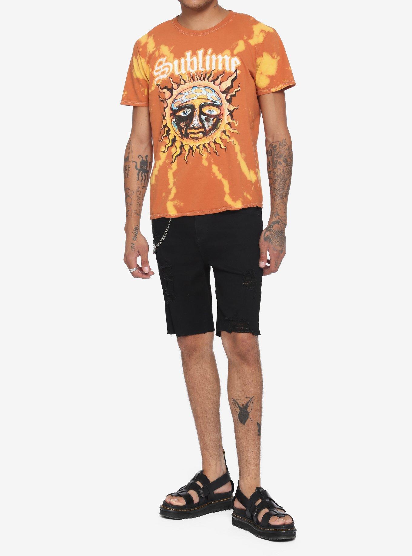 Sublime Sun Bleach T-Shirt, BURNT ORANGE, alternate