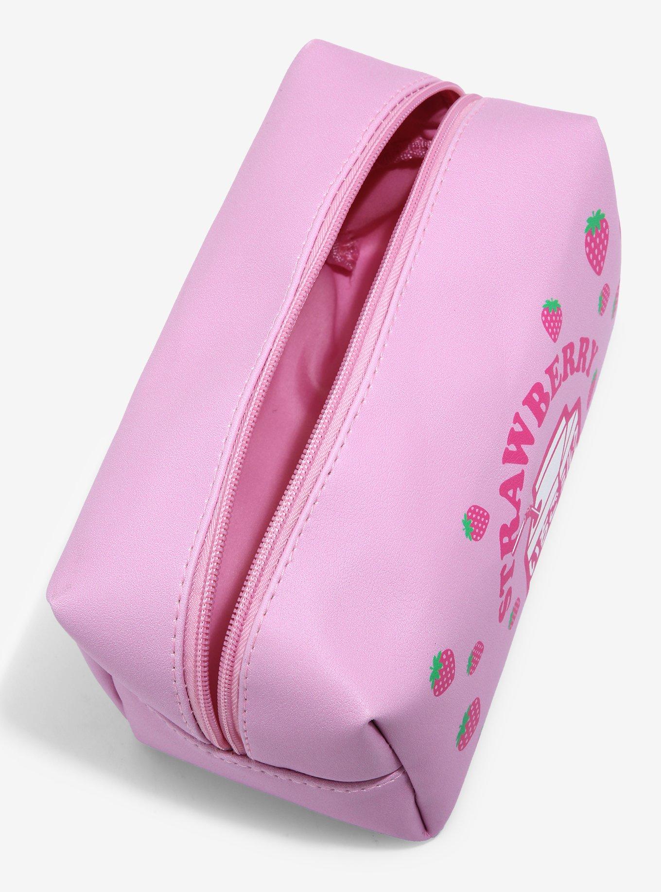 Strawberry Milk Makeup Bag, , alternate