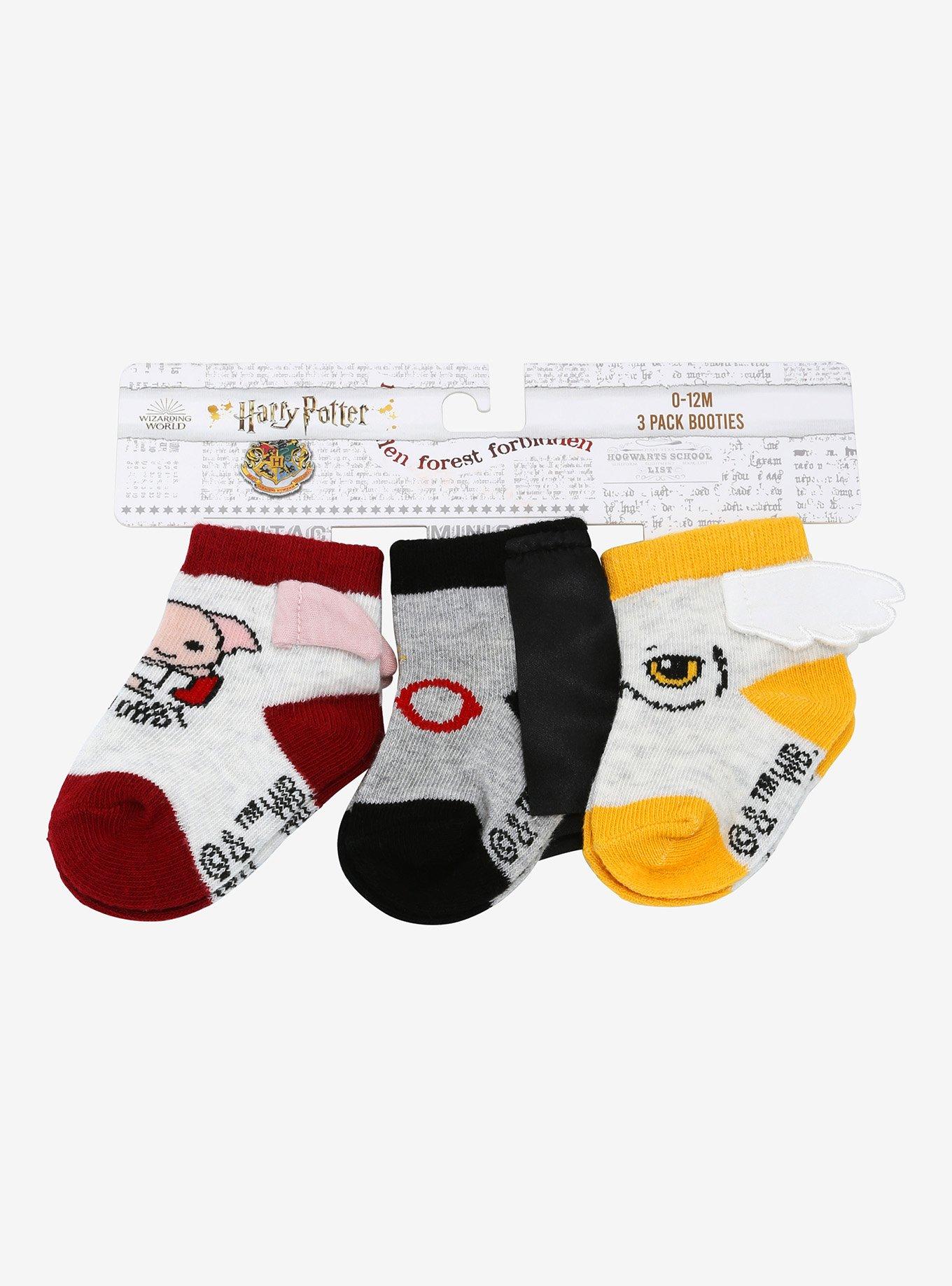 Harry Potter Harry, Dobby, & Hedwig Infant Sock Set - BoxLunch Exclusive, , alternate