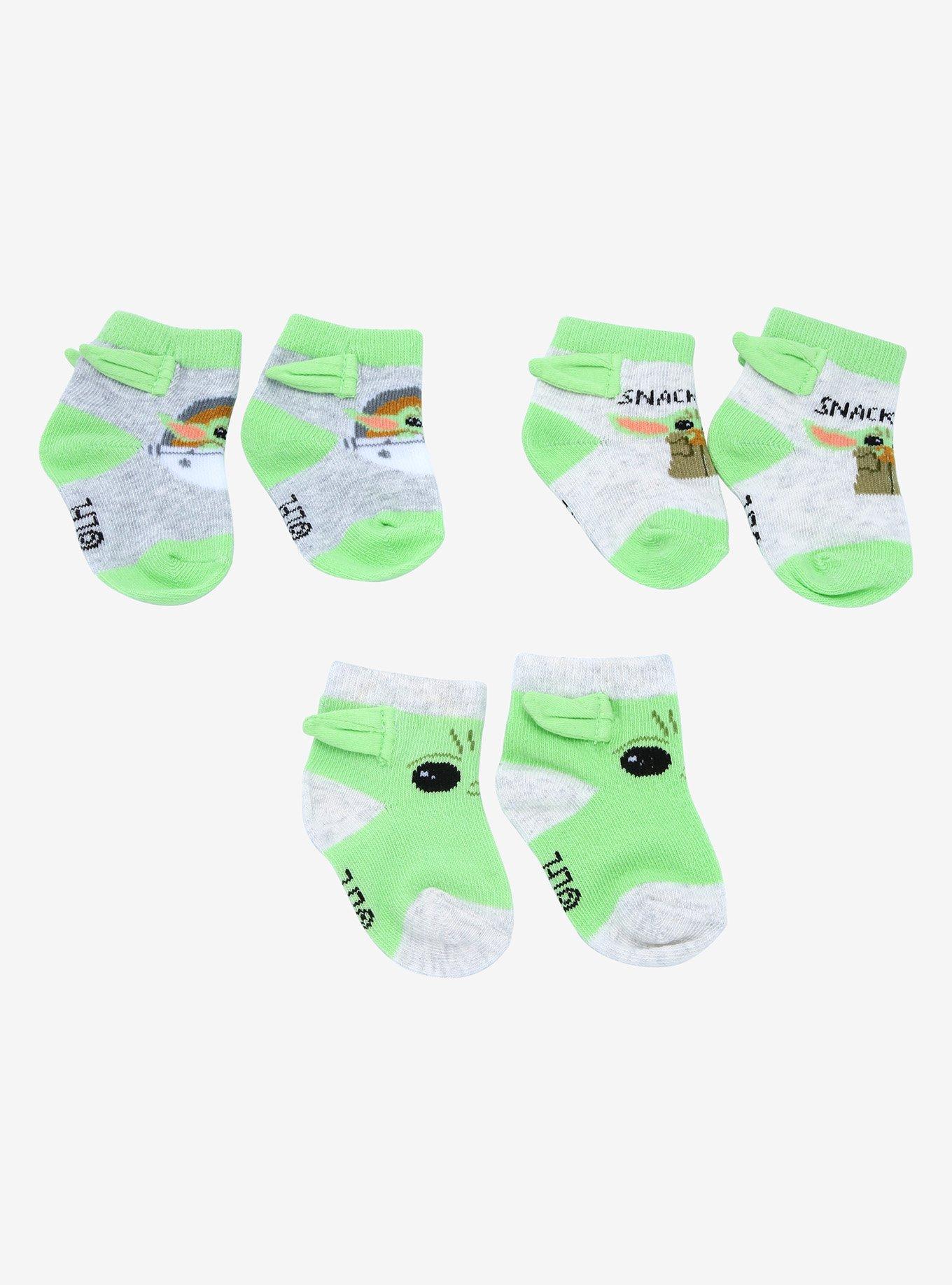 Star Wars The Mandalorian The Child Infant Sock Set - BoxLunch Exclusive, , alternate