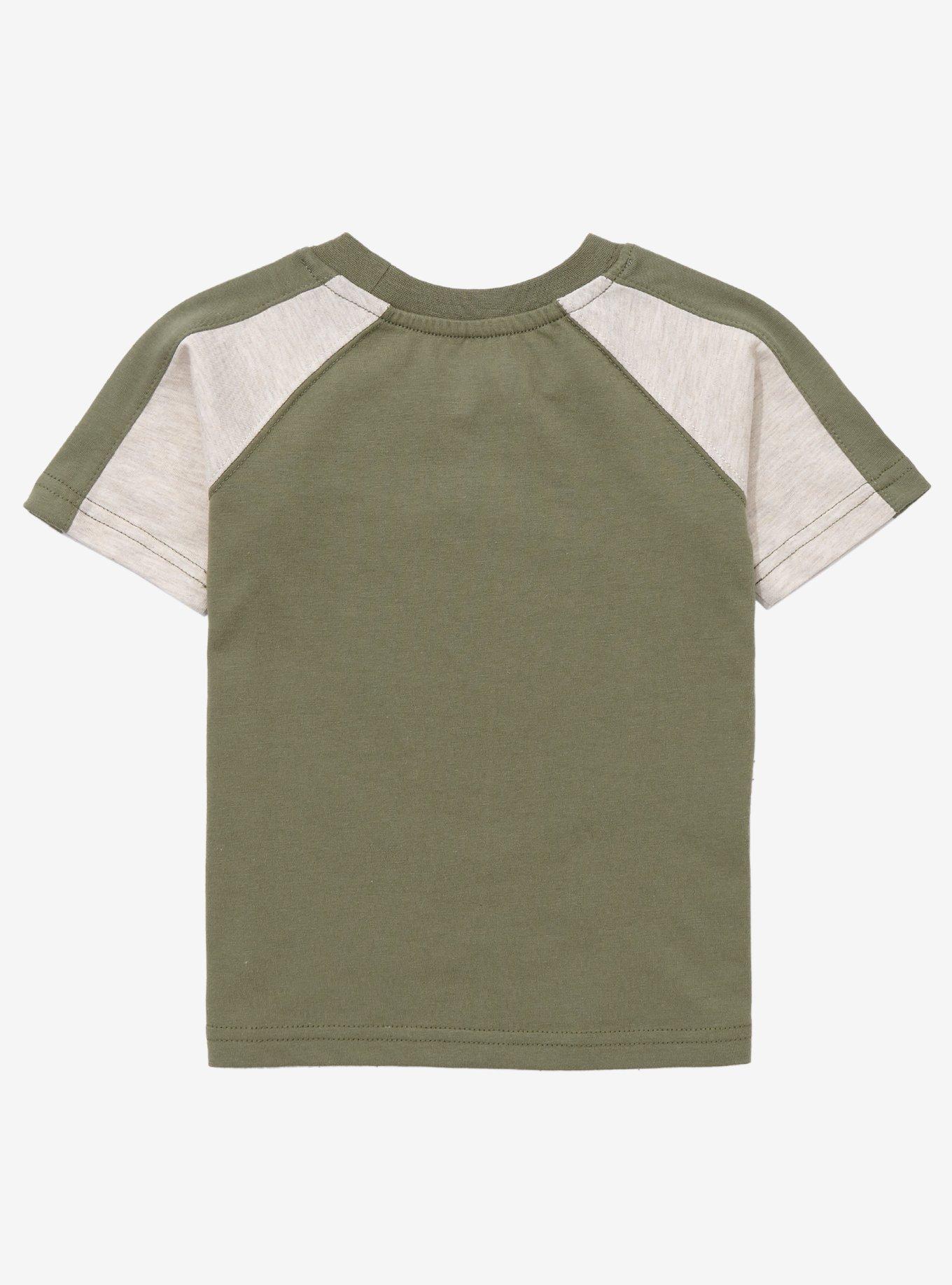 Star Wars The Mandalorian The Child Strong with the Force Toddler T-Shirt - BoxLunch Exclusive, OLIVE, alternate