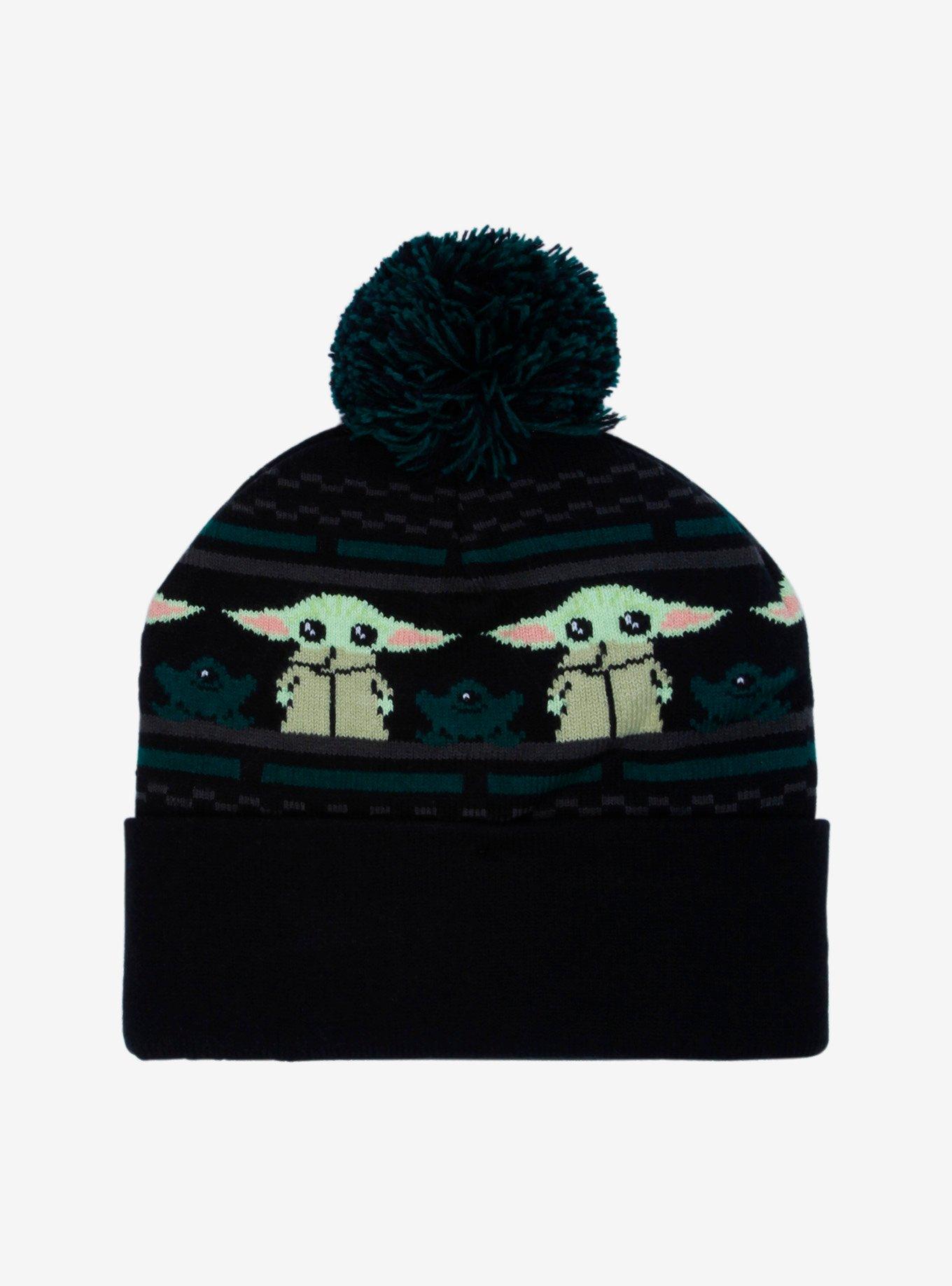 Star Wars The Mandalorian The Child Fair Isle Pom Beanie, , alternate