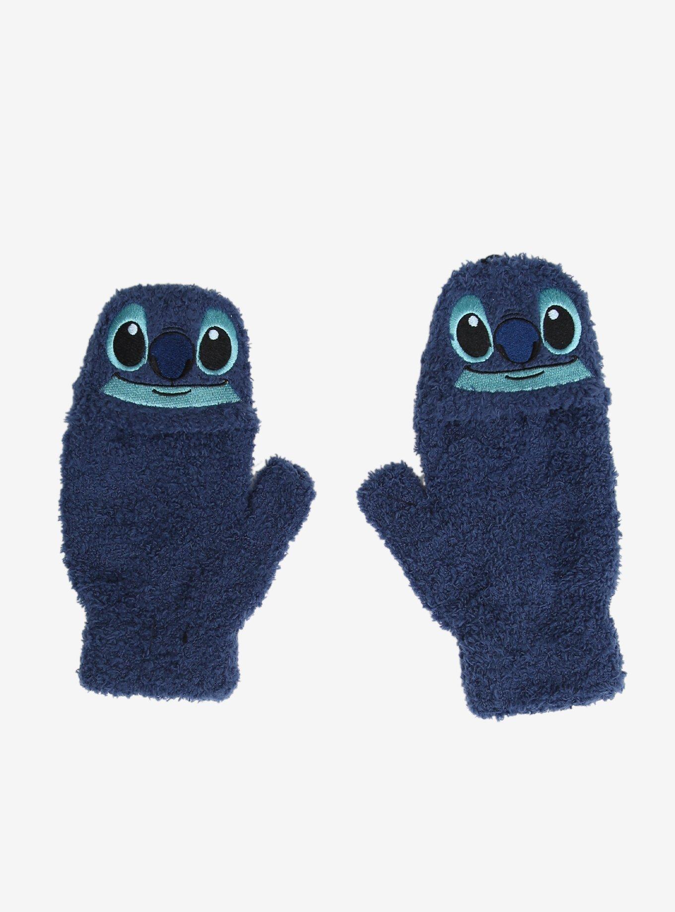 Disney Lilo & Stitch Fuzzy Stitch Gloves, , alternate