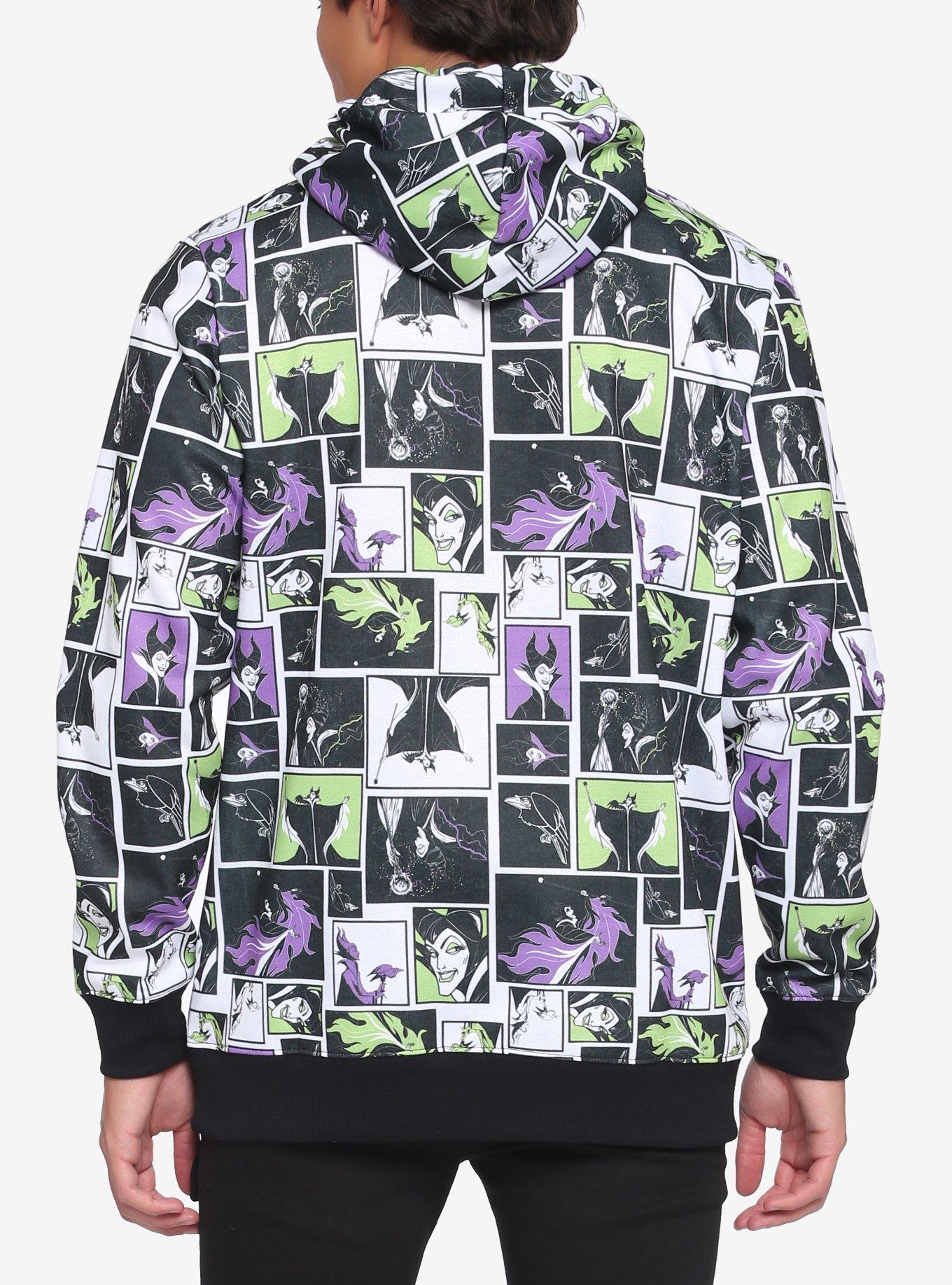 Disney Villains Maleficent Scenes Hoodie, MULTI, alternate