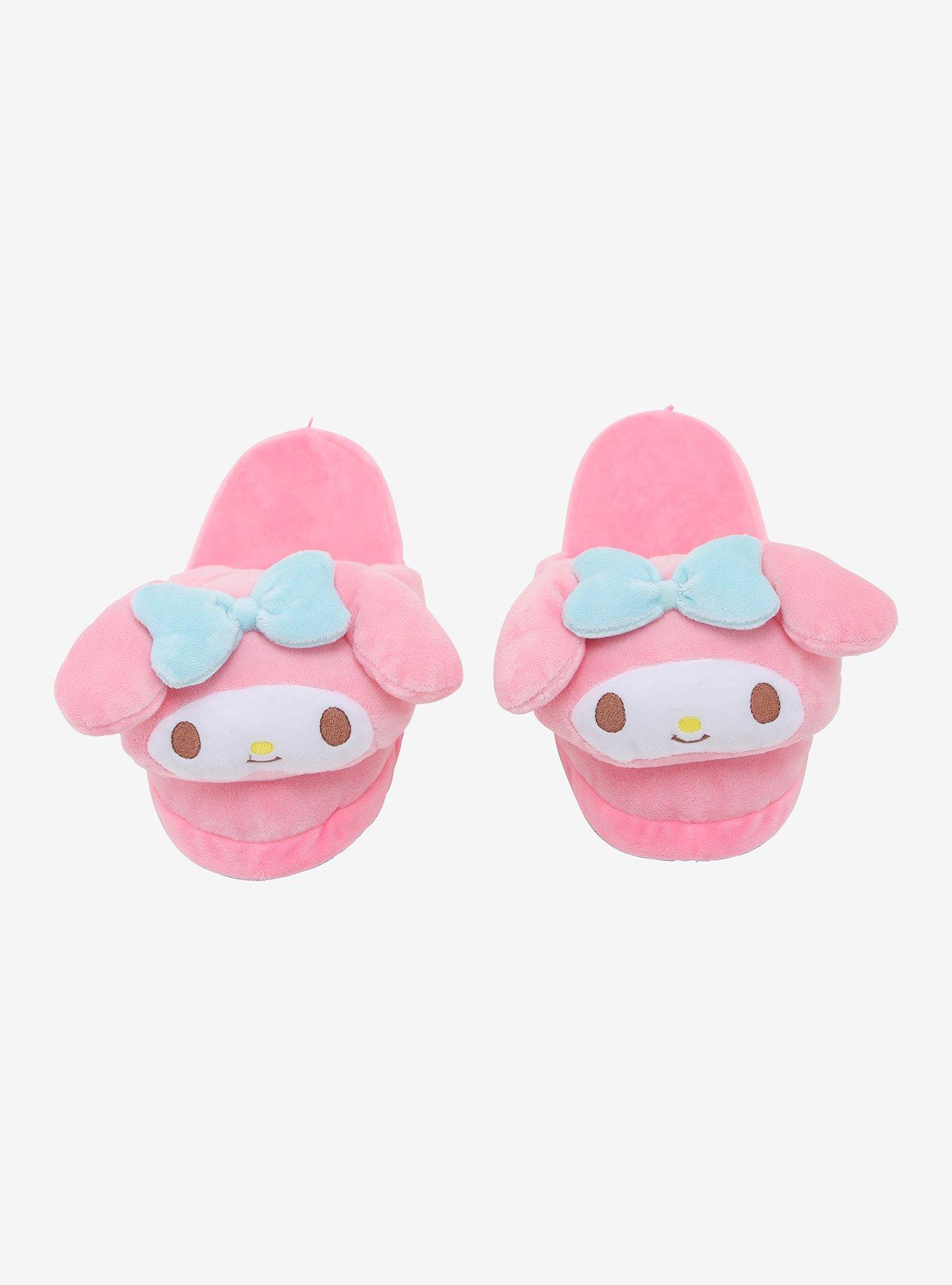My Melody Plush Slippers, , alternate