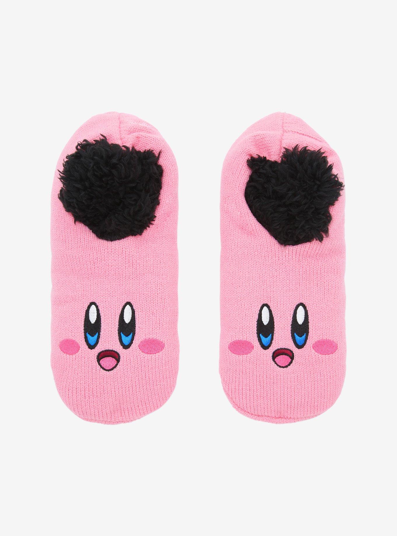 Kirby Face Cozy Slippers, , alternate