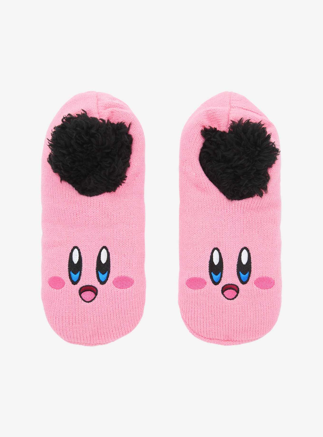 Kirby Face Cozy Slippers, , hi-res