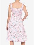 Pink Floral Retro Dress, PINK, alternate