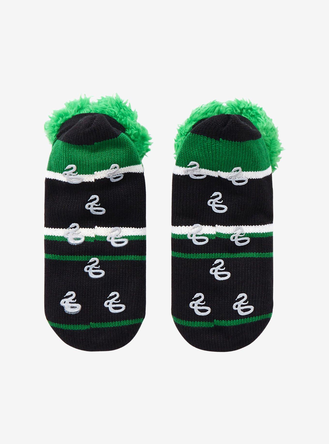 Harry Potter Slytherin Cozy Slippers, , alternate